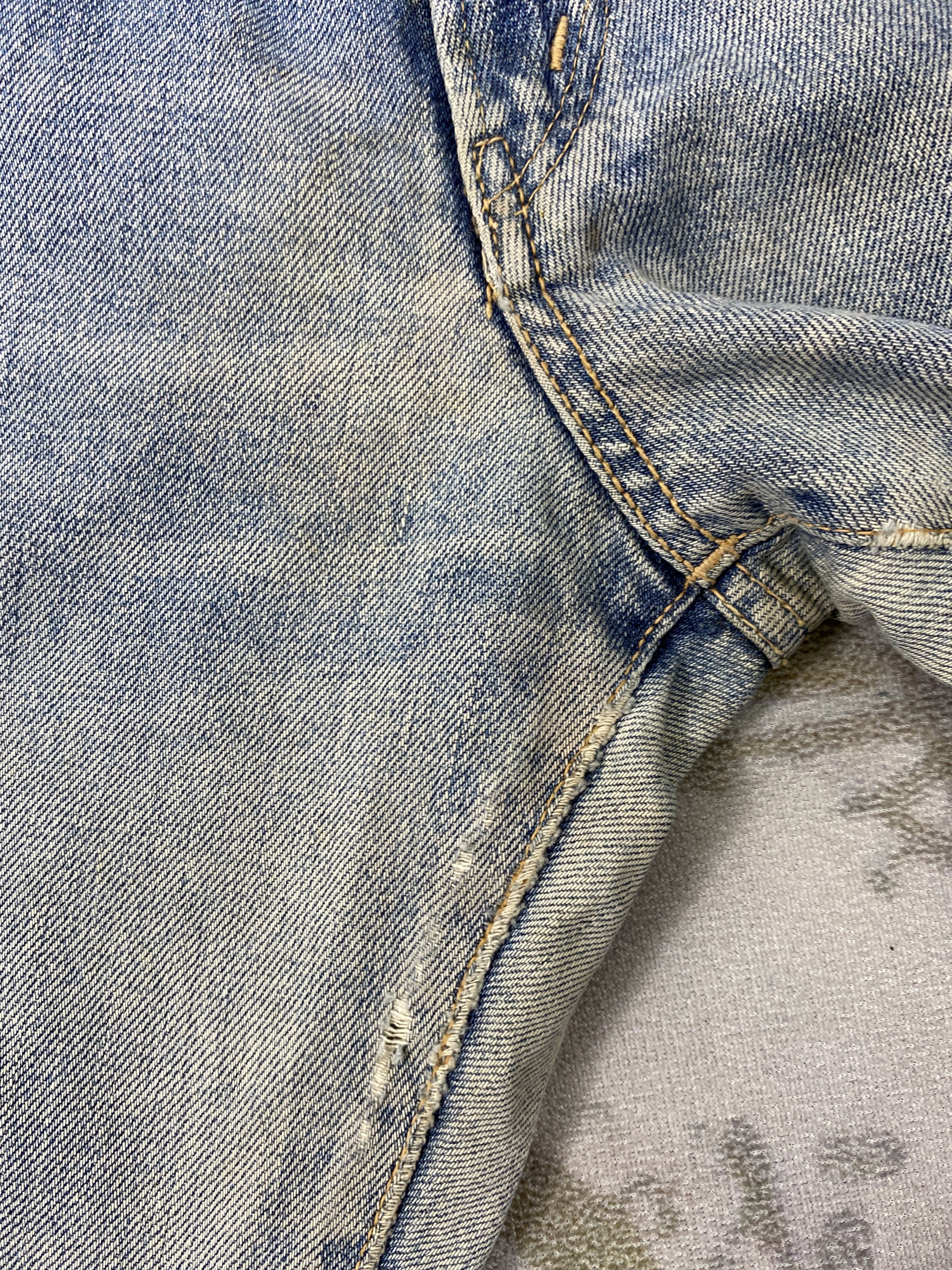 Japanese Brand Selvedge Vintage Something Jeans 29x31.5 Denim- JN3663 Size US 29 - 14 Thumbnail
