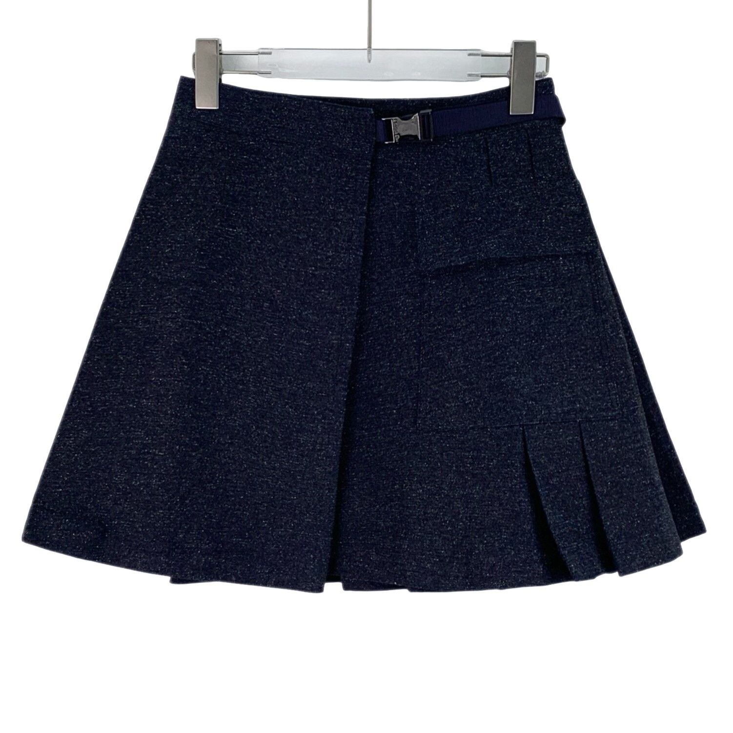 Dior Dior Pleated Cotton Shimmer Mini Skirt 36 Size 26" / US 2 / IT 38 - 1 Thumbnail