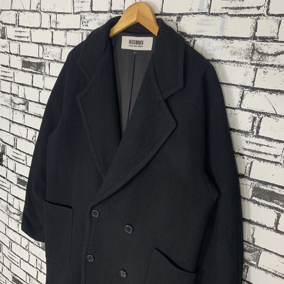 BASISBROEK BASISBROEK Long Wool Coat Jacket Size US M / EU 48-50 / 2 - 3 Thumbnail
