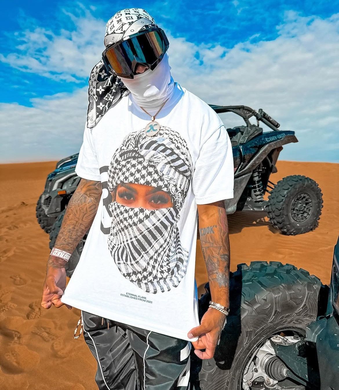 Other White “Assassin” face T-Shirt Size US M / EU 48-50 / 2 - 6 Thumbnail