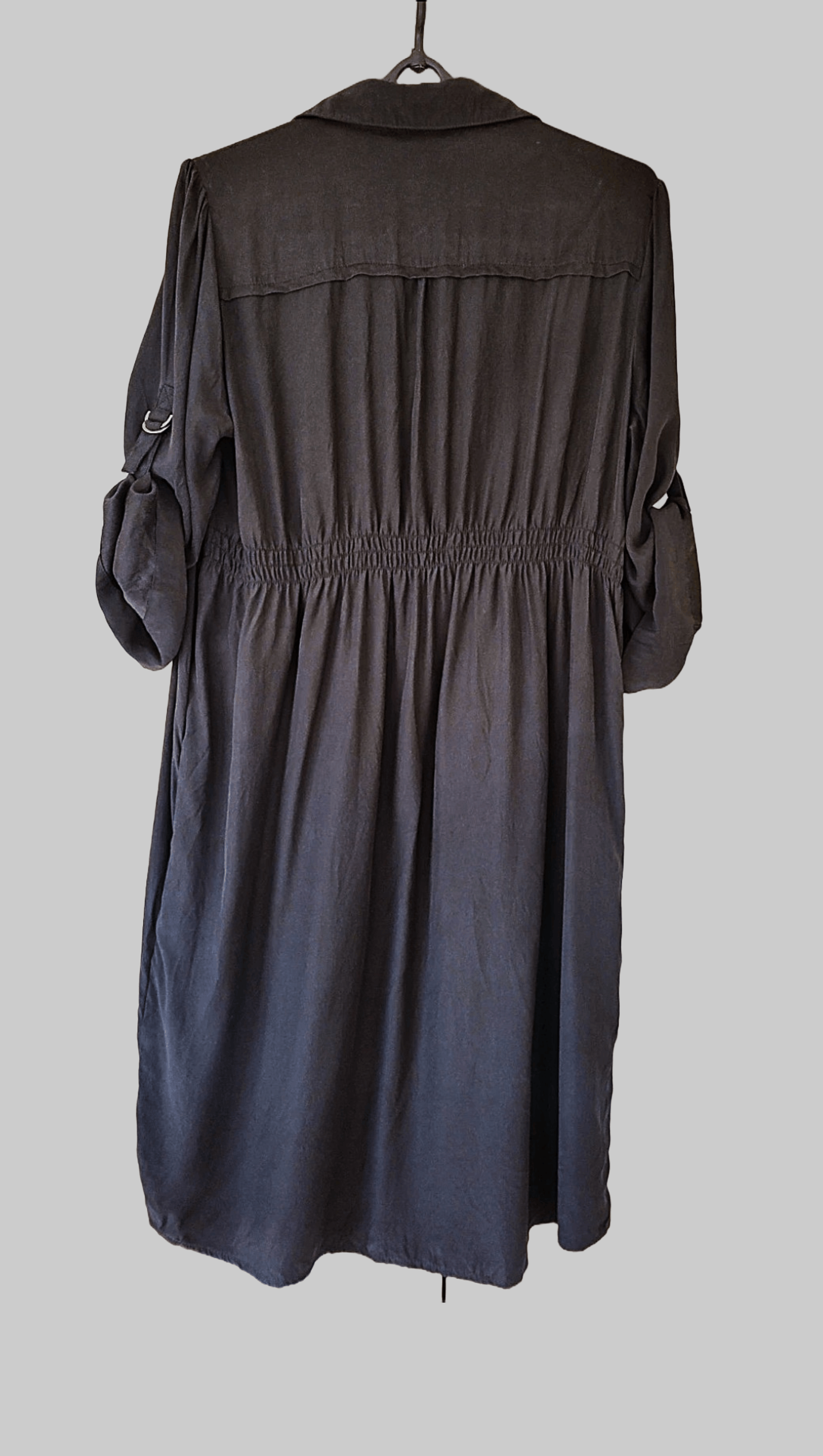 Mexx Vintage Mexx 100 % Silk Mini Shirt Dress Button Up size M-L Size L / US 10 / IT 46 - 8 Thumbnail