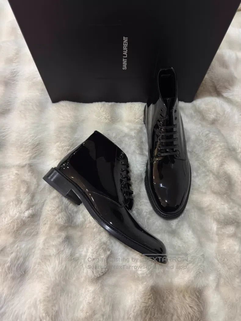 Saint Laurent Paris Saint Laurent Paris Men's Laced Boots Size US 9 / EU 42 - 1 Thumbnail