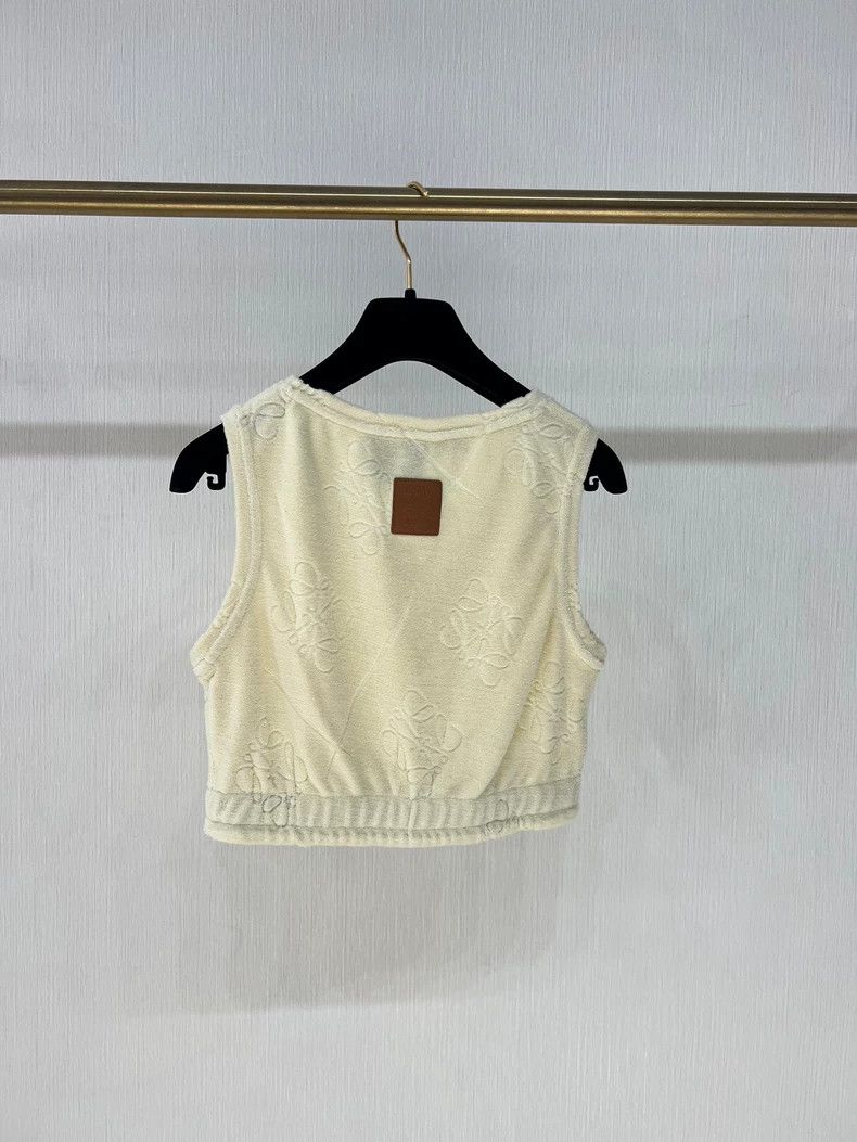 Loewe LOEWE Full logo towel fabric vest Size S / US 4 / IT 40 - 2 Thumbnail