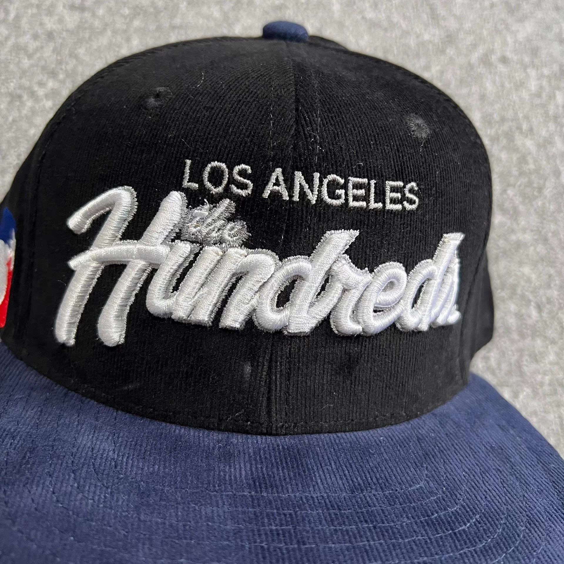 The Hundreds The Hundreds Bomb Embroidered Corduroy Baseball Visor Q7 Size ONE SIZE - 2 Thumbnail