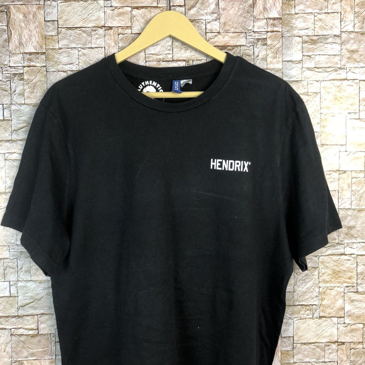 Japanese Brand Hendrix 42 Black T-Shirt #A803 Size US M / EU 48-50 / 2 - 6 Thumbnail