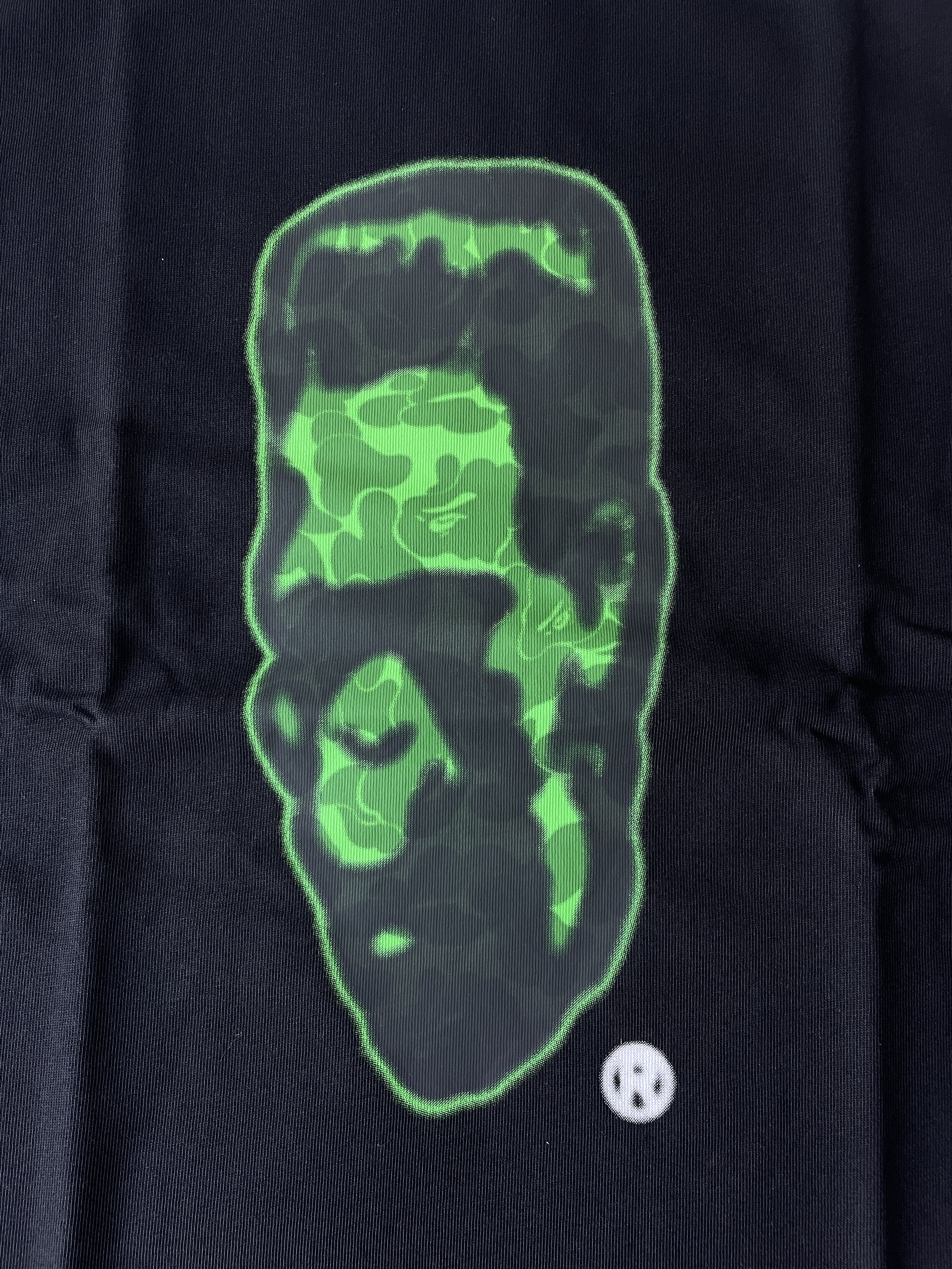 Bape BAPE SPRAY FRANKENSTEIN RELAXED FIT TEE Size US L / EU 52-54 / 3 - 3 Thumbnail