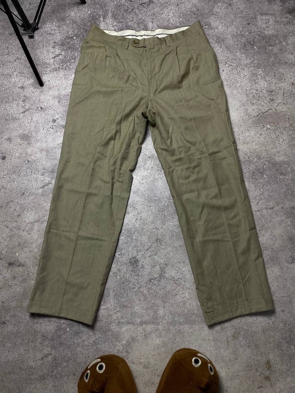 Lanvin × Vintage Vintage Lanvin Pants Beige Made in Italy Size 38 Size US 38 / EU 54 - 1 Thumbnail