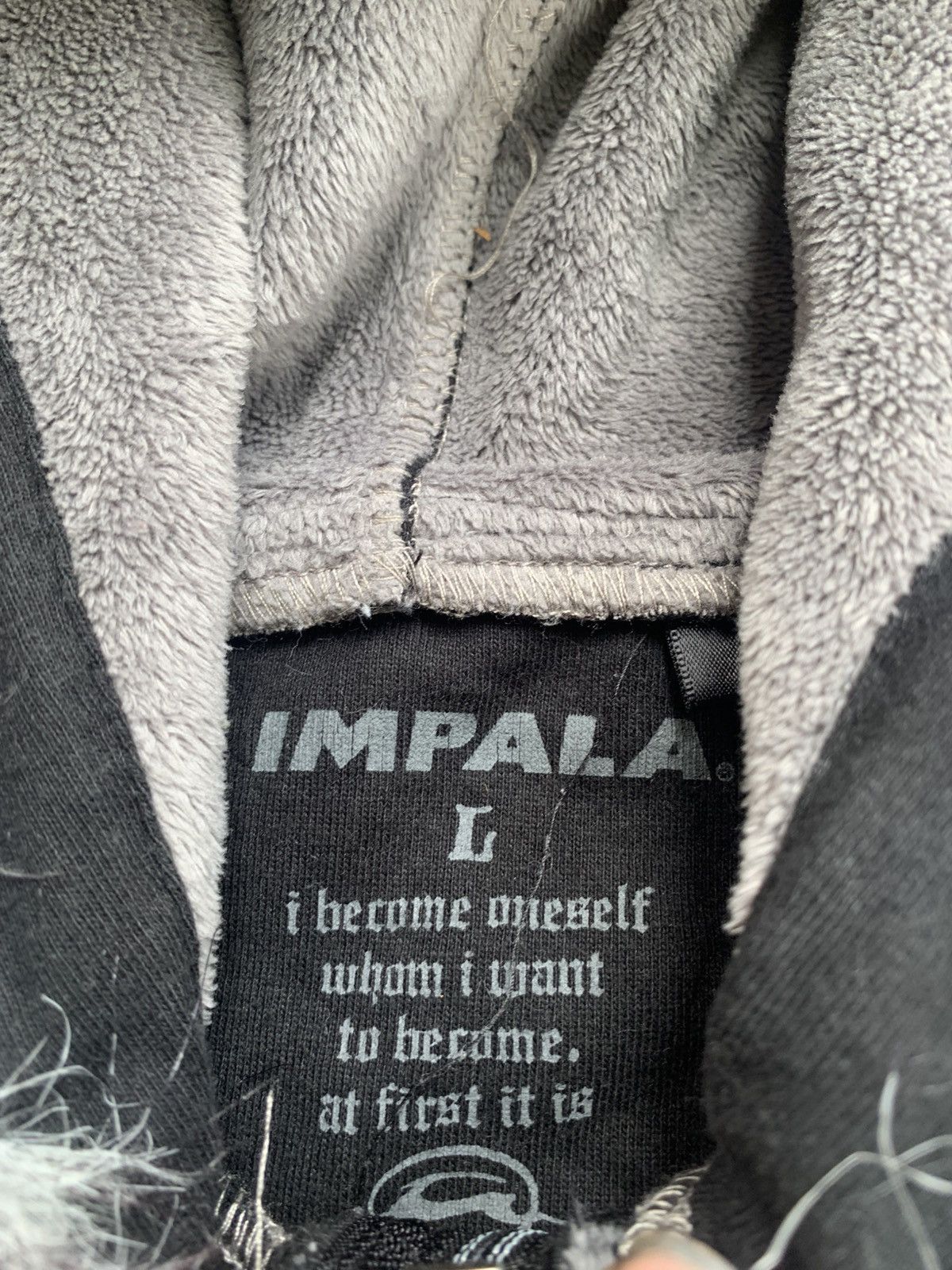 Japanese Brand Impala style LGB zip fur hoodie Size US L / EU 52-54 / 3 - 4 Thumbnail