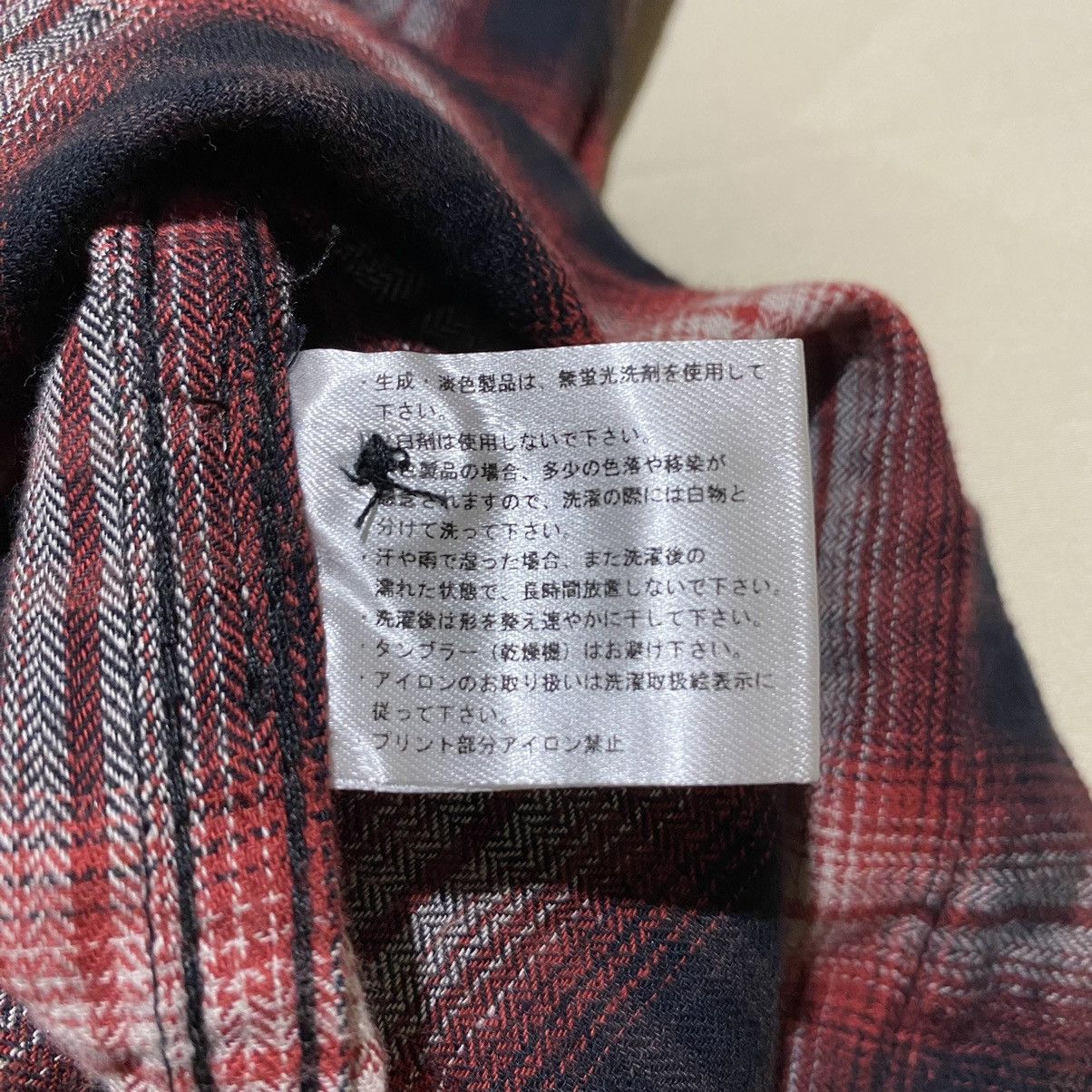 Vanson Leathers Vintage VANSON LEATHERS x T.F.O.A Flannel Shirt Button Ups Size US L / EU 52-54 / 3 - 11 Thumbnail