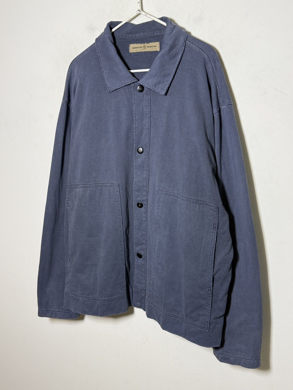 Stone Island Massimo Osti Production solid cotton work jacket Size US XL / EU 56 / 4 - 3 Thumbnail
