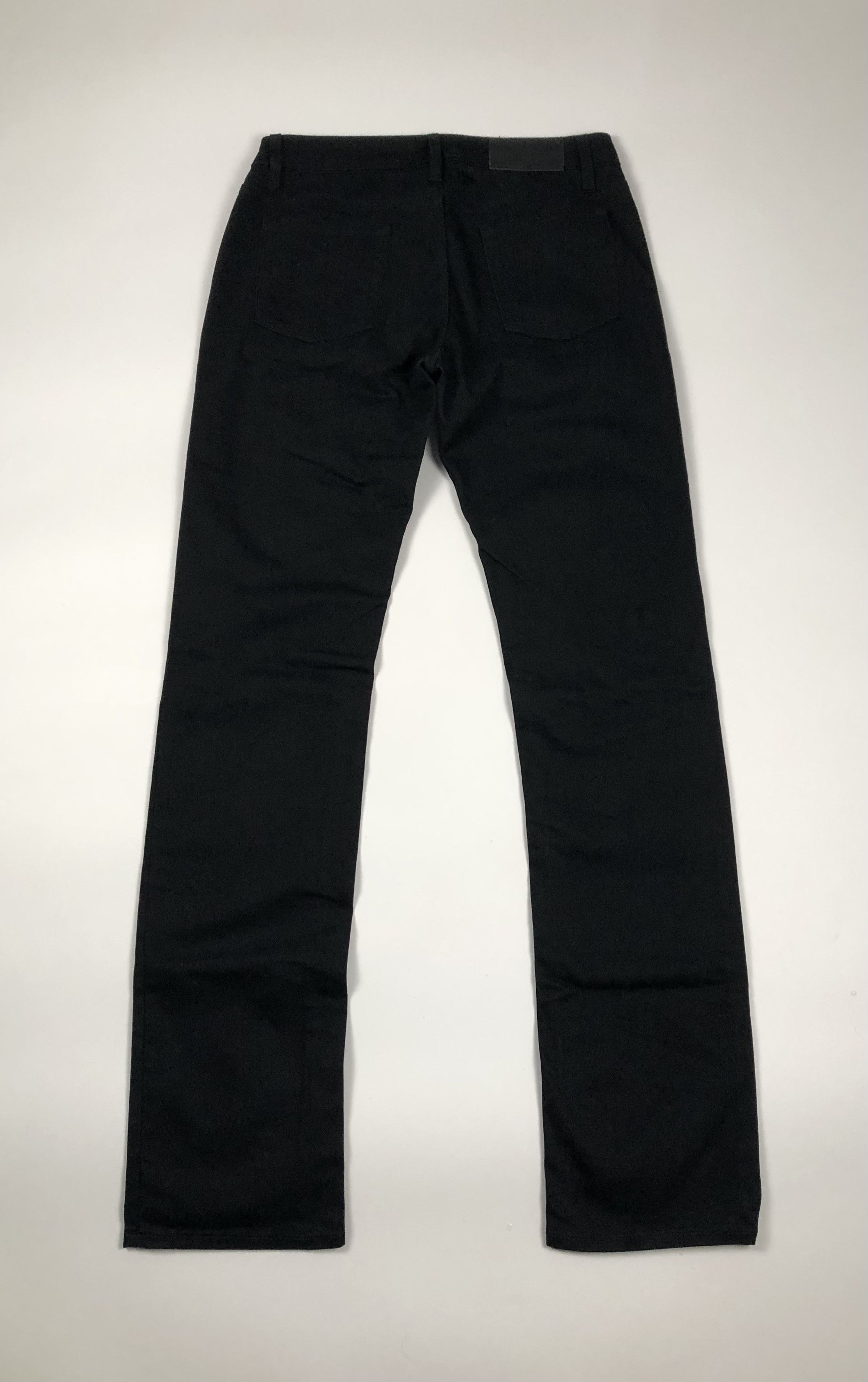 Acne Studios Acne Jeans Hep Black Stretch Stockholm Sweden Suede Size 29" - 7 Thumbnail