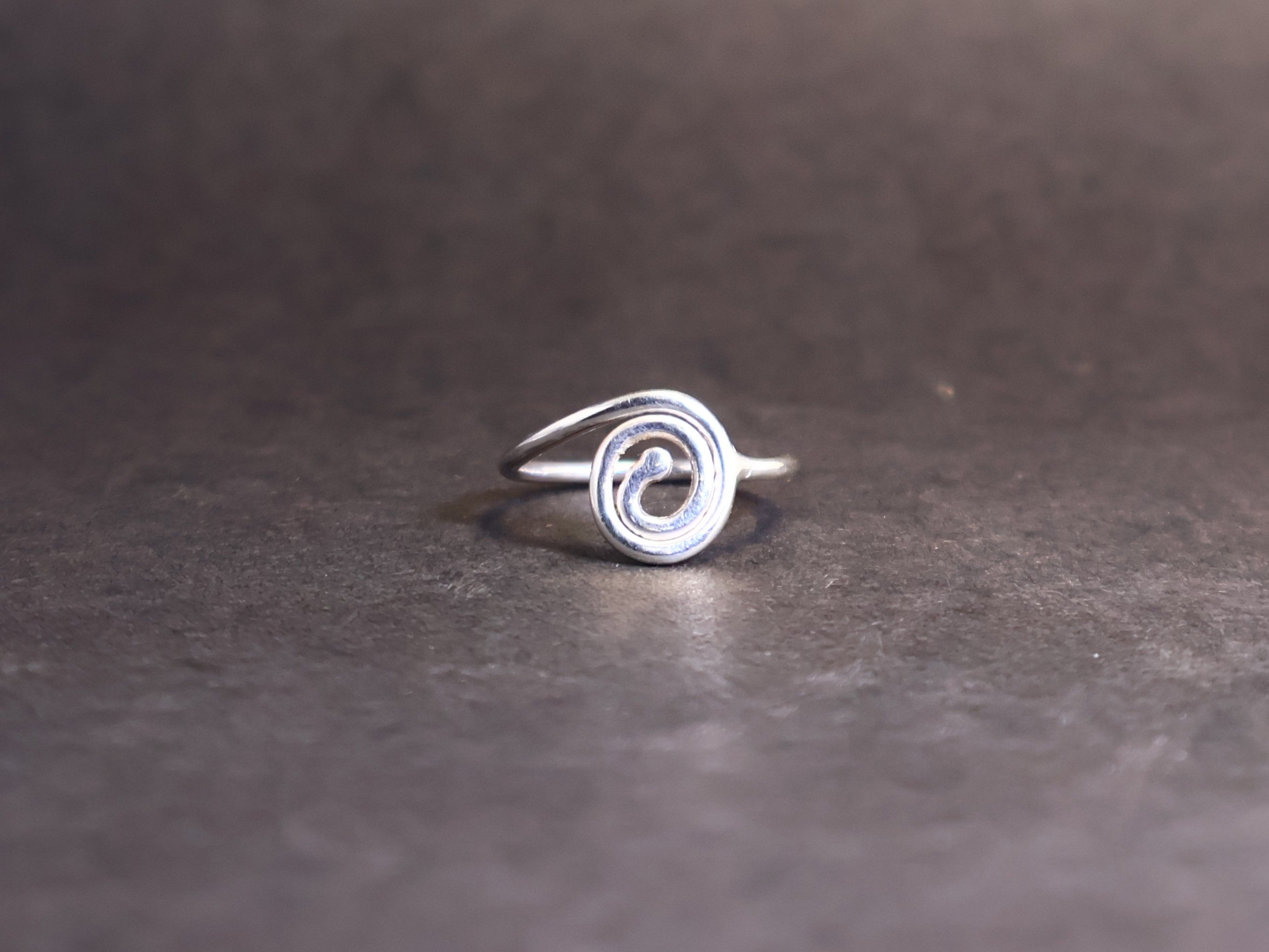 Handmade Spiral Ring, 925 Sterling Silver Ring, Handmade Swirl Ring, Size ONE SIZE - 2 Thumbnail