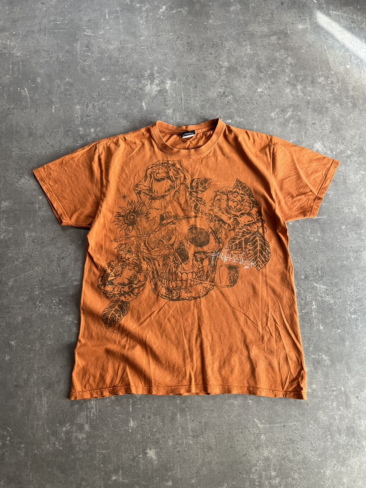 Quiksilver Quiksilver Vintage Skull Printed Tee M Affliction Rare Size US M / EU 48-50 / 2 - 1 Thumbnail