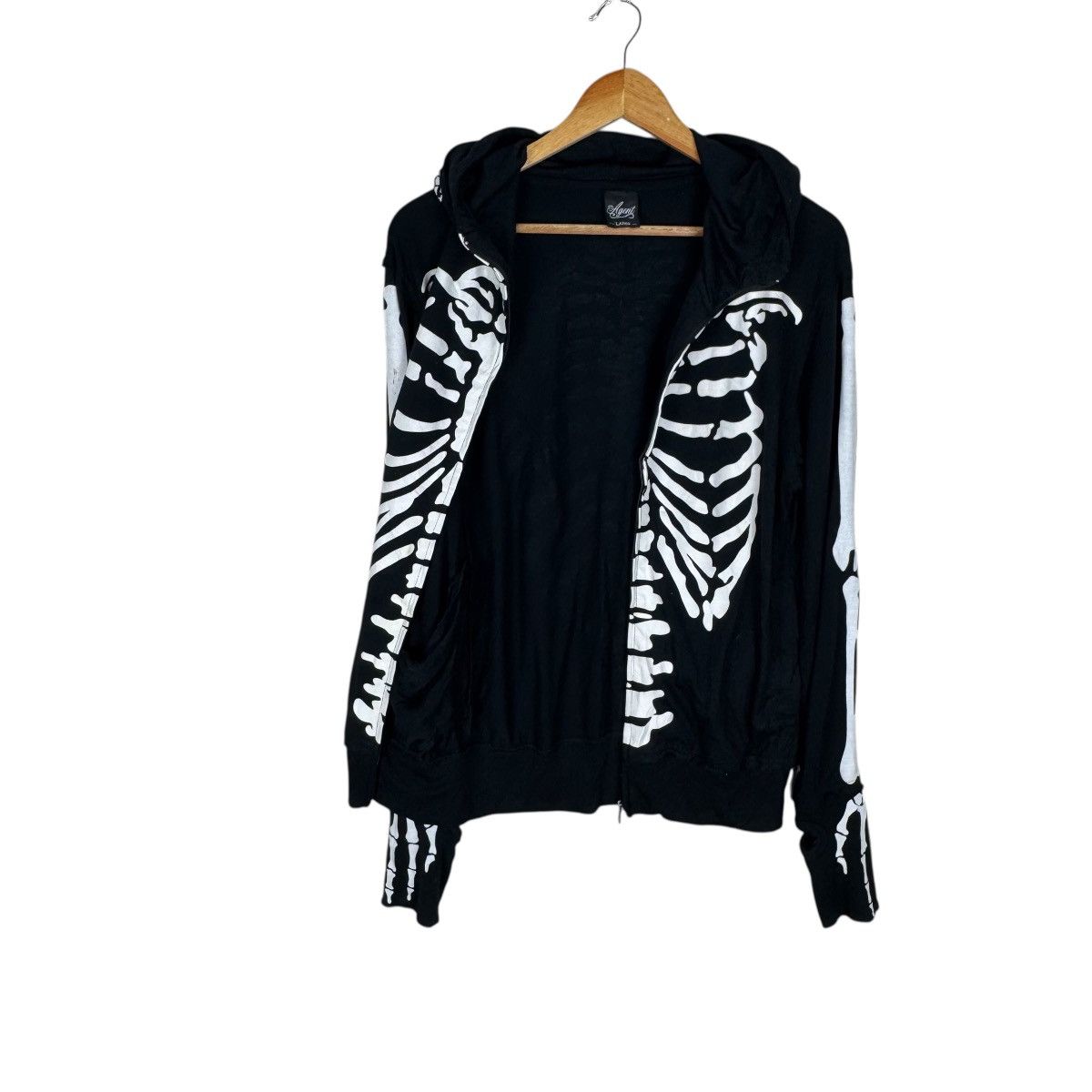 Japanese Brand ☀️AGENT SKELETON HOODIE ZIP SWEATER Size US M / EU 48-50 / 2 - 14 Thumbnail