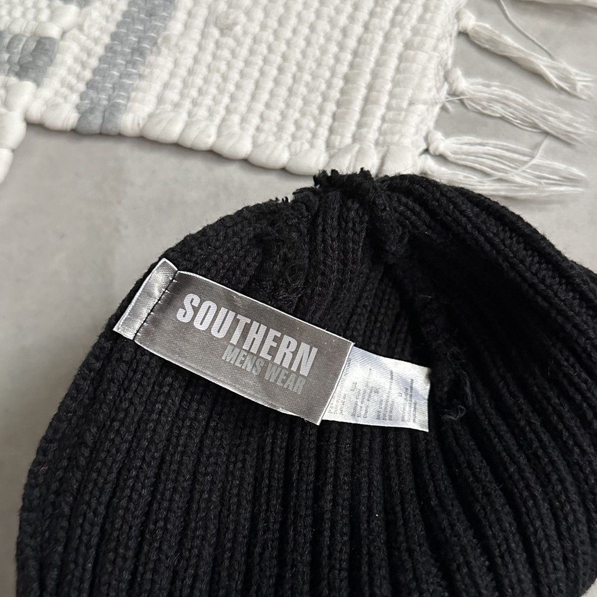 Hysteric Glamour × Undercover Japan Integrale Yohji Yamamoto Vibe Ribbed Hat Beanie Size ONE SIZE - 8 Thumbnail
