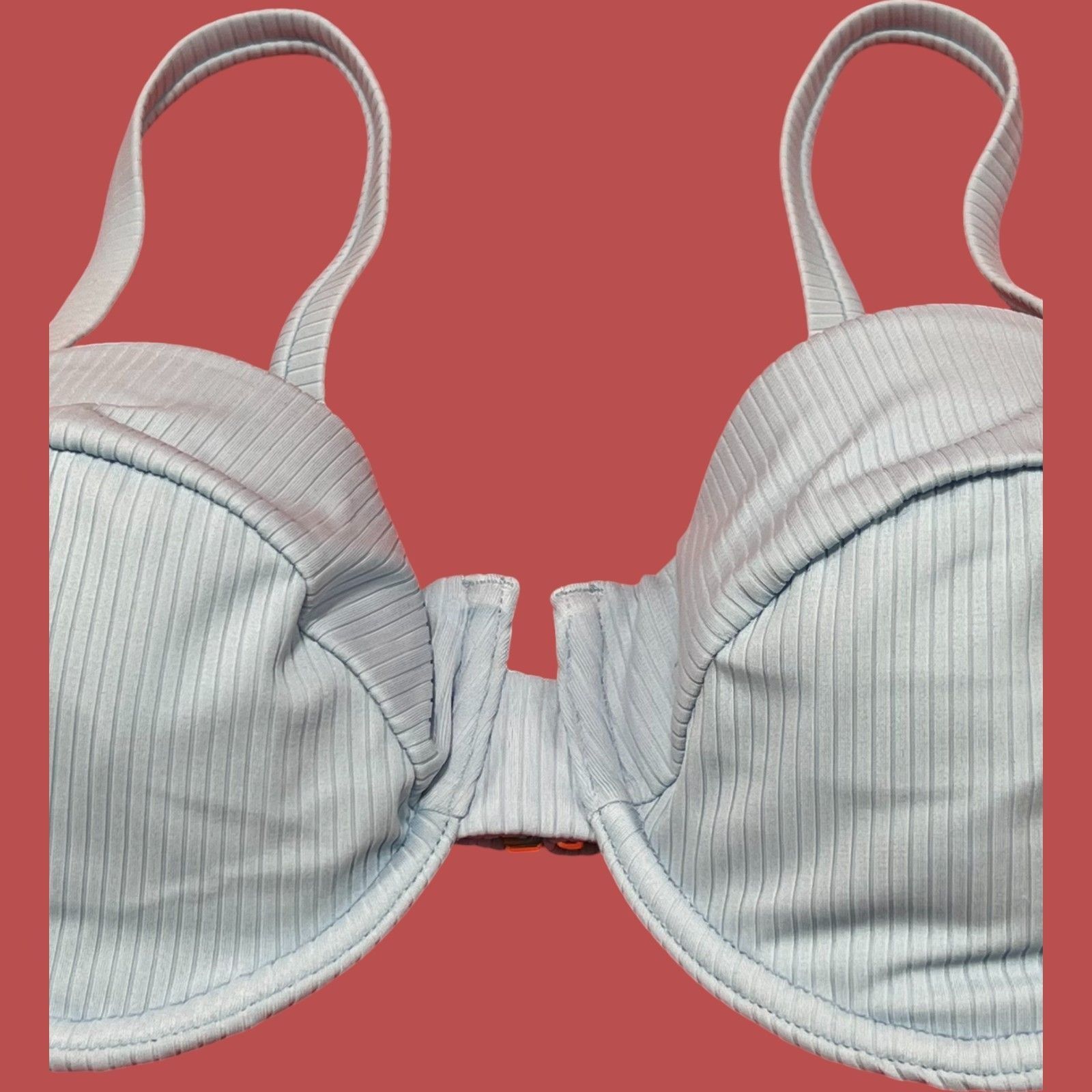 Other Shade & Shore - Women's Ribbed Underwire Bikini Top - Light Size ONE SIZE - 12 Thumbnail