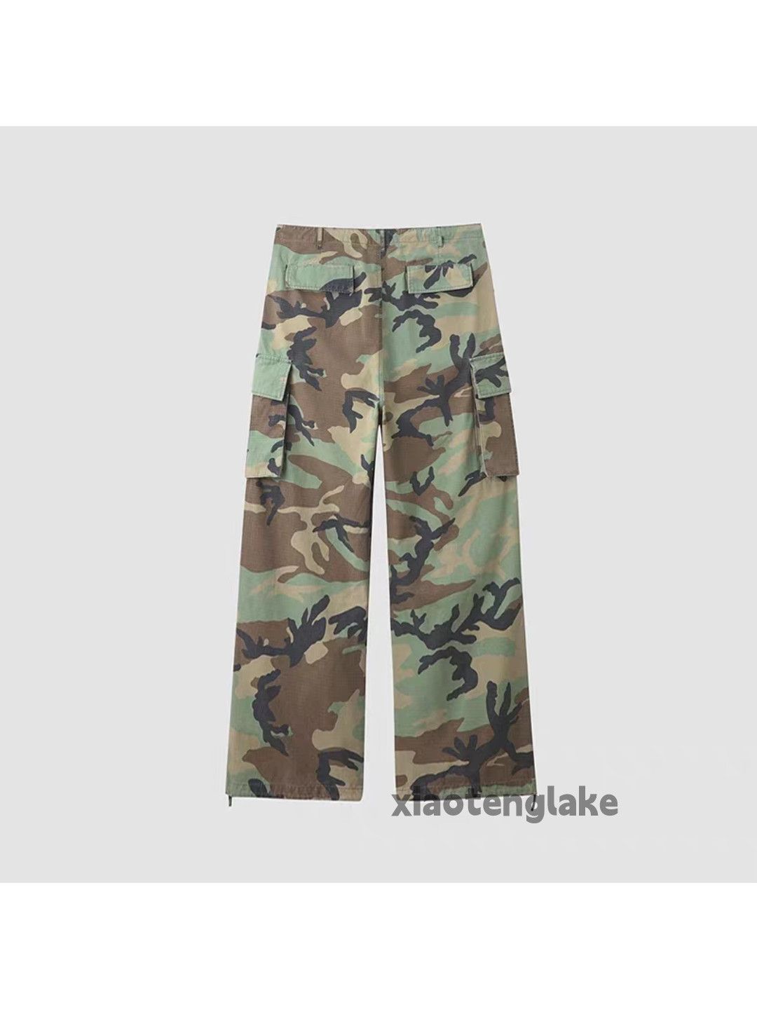 Designer Unisex outdoor utility loose baggy skate hiphop cargo pants Size US 34 / EU 50 - 5 Thumbnail