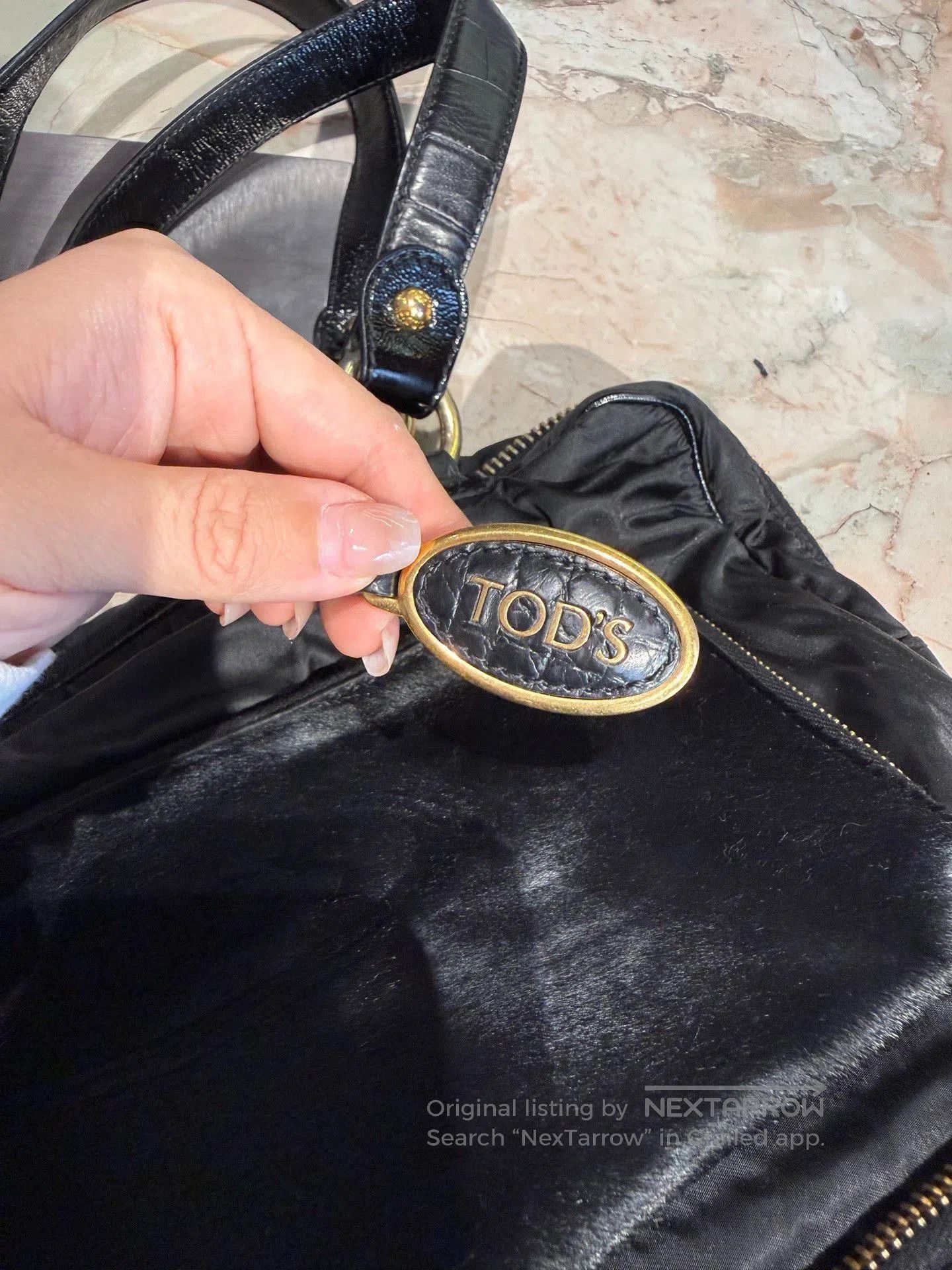 Tod's TOD'S Black Leather Motorcycle Shoulder Bag. Size ONE SIZE - 6 Thumbnail