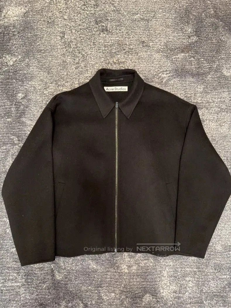 Acne Studios black wool jacket.