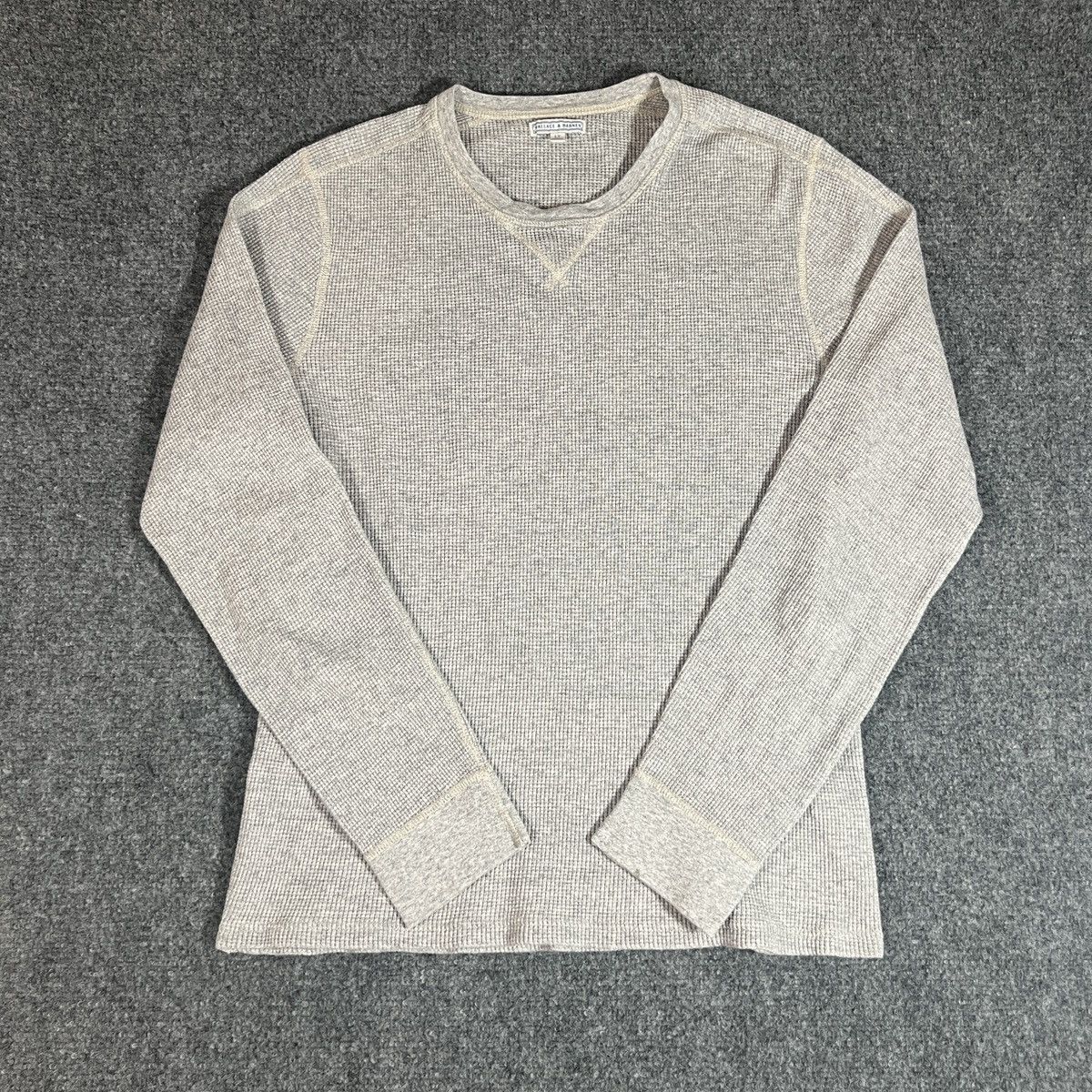 J.Crew Wallace & Barnes Waffle Crewneck Sweatshirt Size US L / EU 52-54 / 3 - 1 Thumbnail