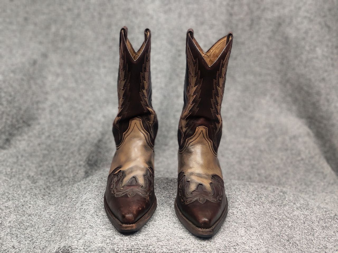 Sancho Boots Vintage Sancho Boots Leather embroidered Western Cowboy Size US 7.5 / EU 40-41 - 3 Thumbnail