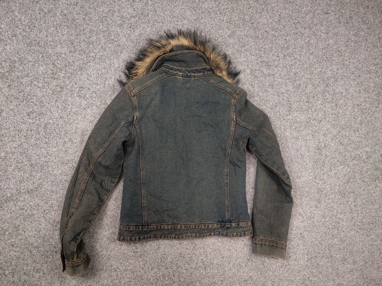 Hysteric Glamour Vintage Y2K Clockhouse denim Fur Jacket if six was nine LGB Size M / US 6-8 / IT 42-44 - 8 Thumbnail