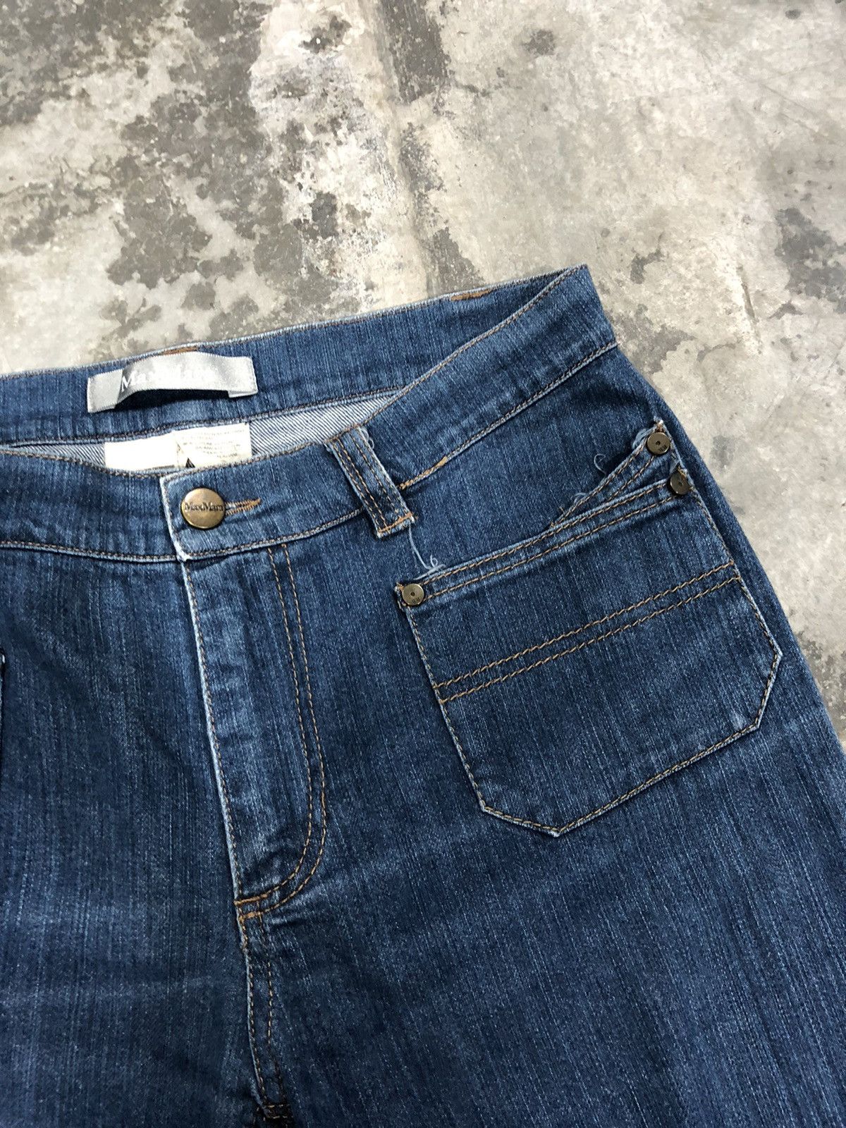 If Six Was Nine × Max Mara Max mara BushPants Design Jeans Size 30" / US 8 / IT 44 - 4 Thumbnail