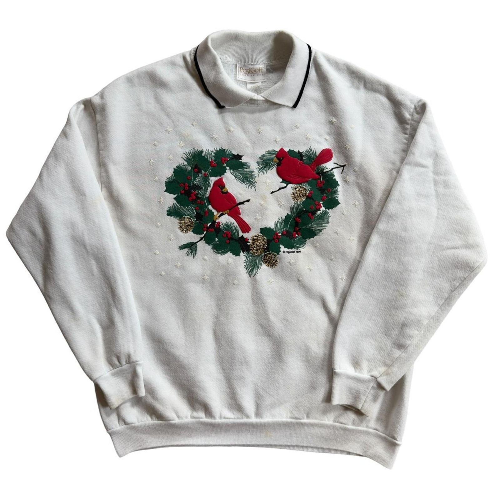 Vintage Vintage 1996 Robin Bird Sweater Size L / US 10 / IT 46 - 1 Thumbnail