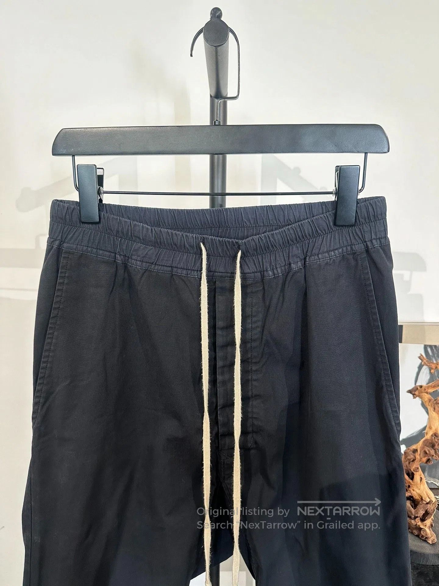 Rick Owens Rick Owens Drawstring Cropped Pants 46. Size US 30 / EU 46 - 4 Thumbnail