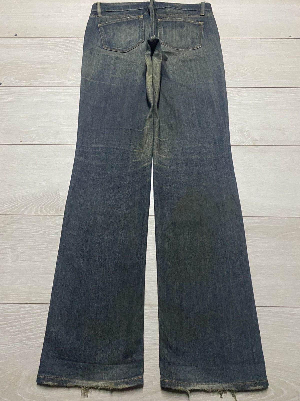 Uniqlo Vintage Japanese Brand Uniqlo Black Denim Boot Slim Jeans Size US 31 - 2 Thumbnail