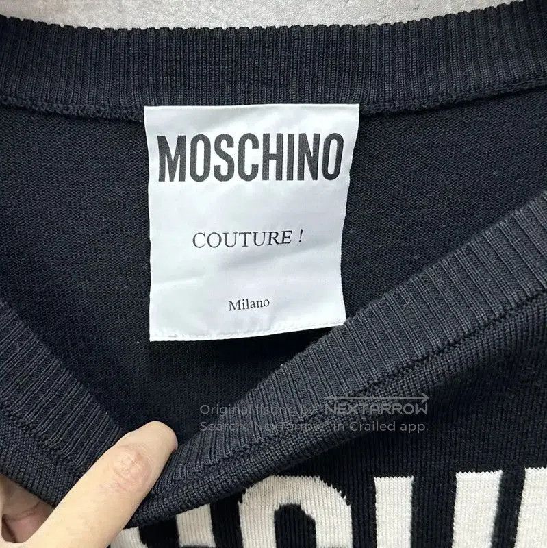 Moschino Moschino Black Cotton Women's Sweater . Size S / US 4 / IT 40 - 4 Thumbnail
