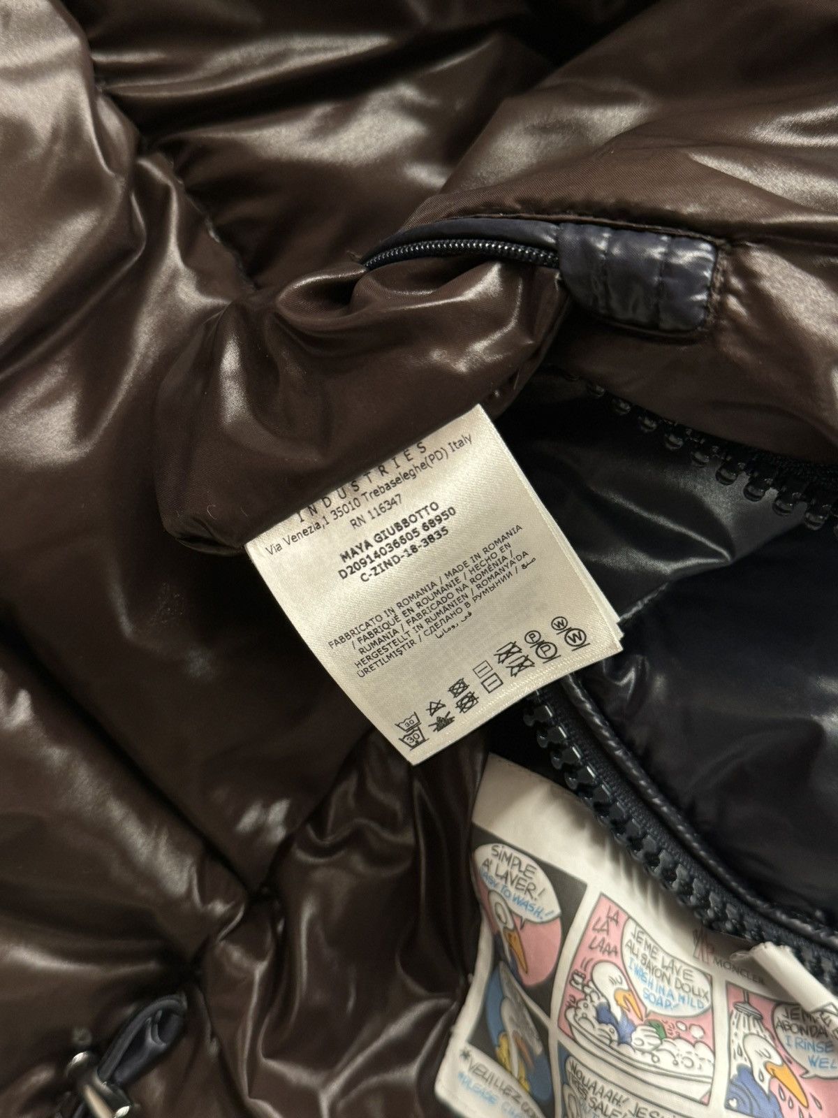 Moncler 🔵 Moncler Navy Maya Hooded Down Jacket (Size 1) Size US S / EU 44-46 / 1 - 13 Thumbnail