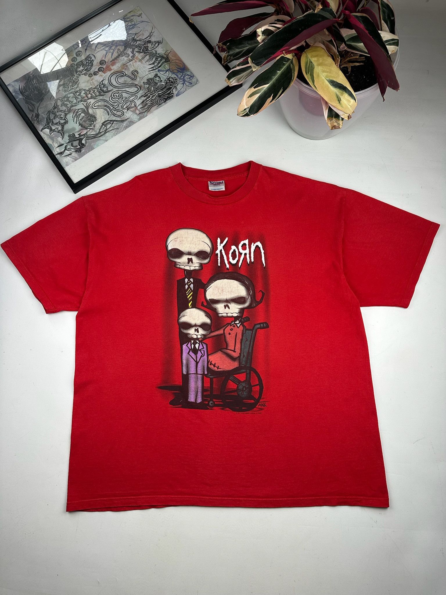 Band Tees Vintage Korn Tshirt Size US XXL / EU 58 / 5 - 1 Thumbnail