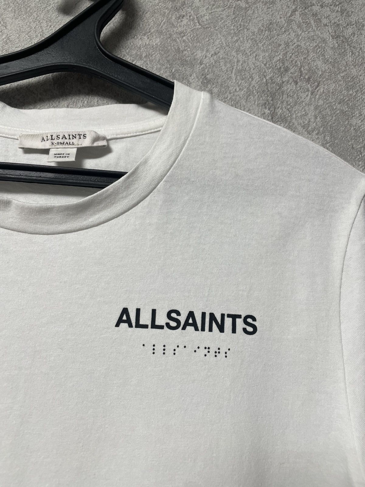 Allsaints Allsaints Big Logo White Classic T-Shirt Size US XS / EU 42 / 0 - 7 Thumbnail