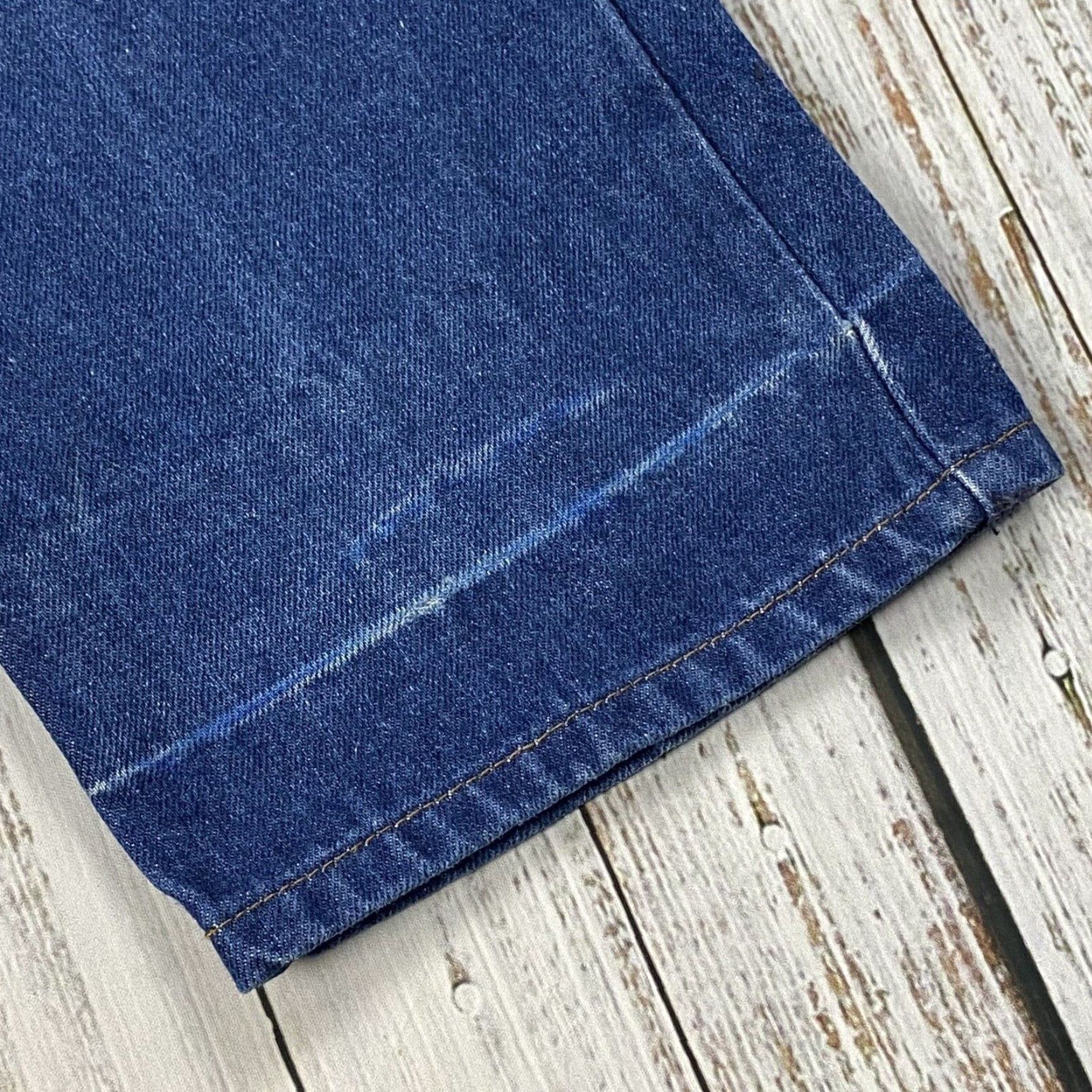 Levi's VTG Levi's 506 Jeans Denim Pants Men 36x32 Blue Dark Orange Tab 80s Regular Straight 8.5" Mens Size US 36 / EU 52 - 6 Thumbnail