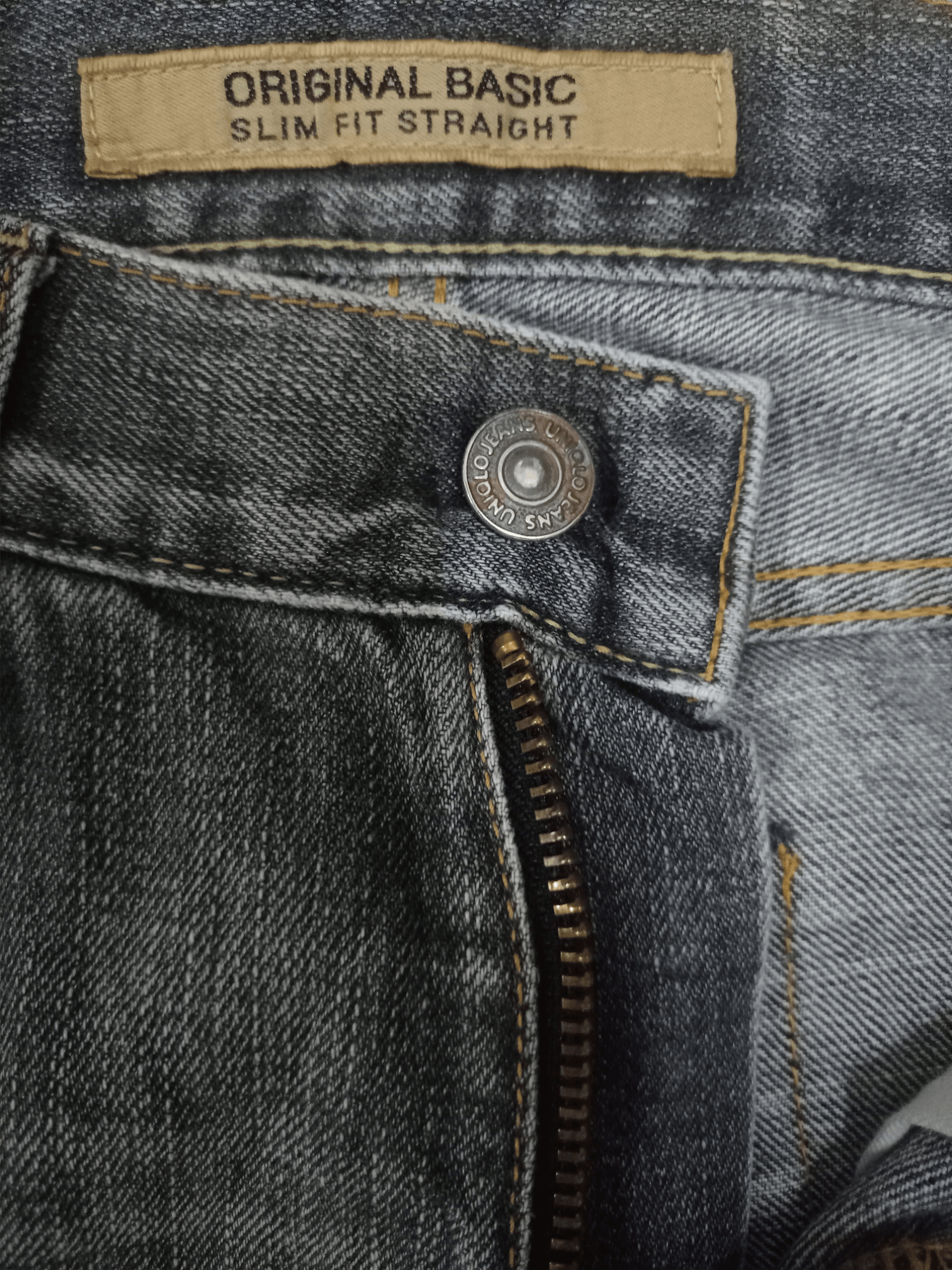 Japanese Brand × Uniqlo S-001 Vintage Japanese Uniqlo Black Grey Jeans Size US 31 - 3 Thumbnail