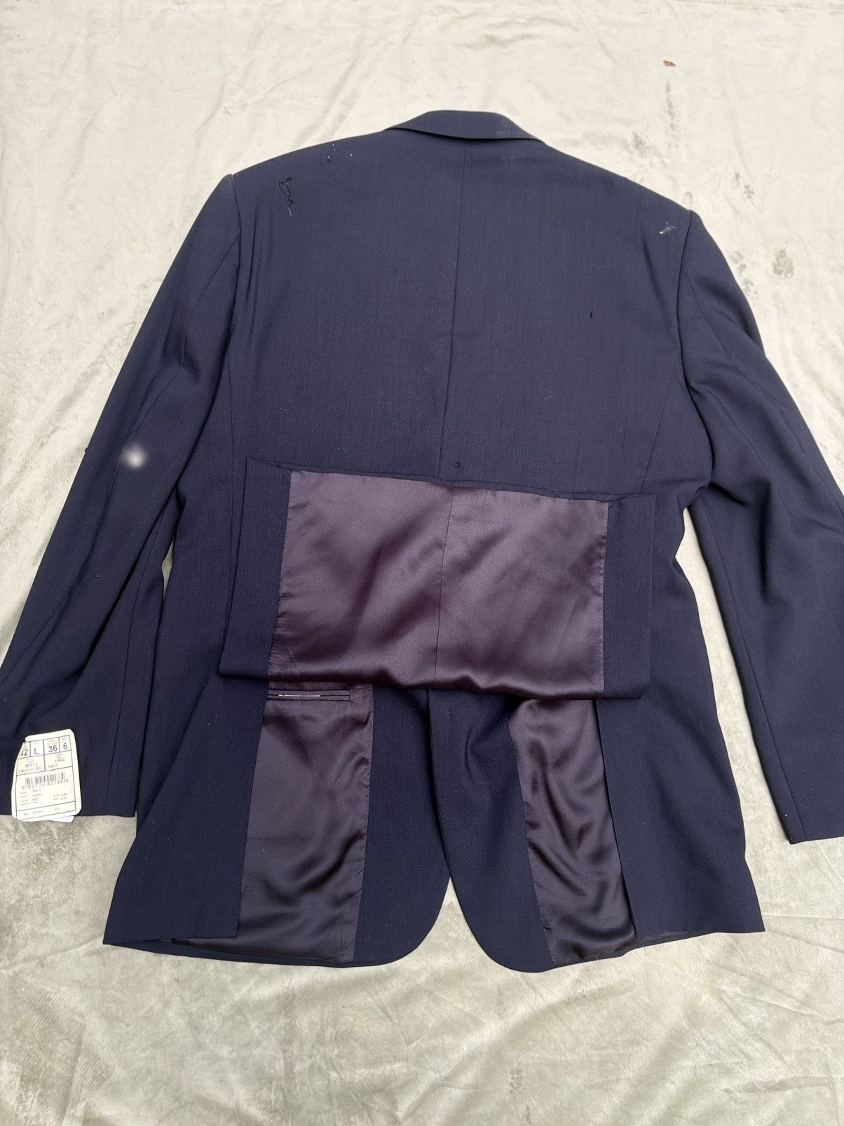 Emanuel Ungaro Emanuel by Emanuel Ungaro Navy 3-Button Wool Blazer Size 42 Size 42S - 10 Thumbnail