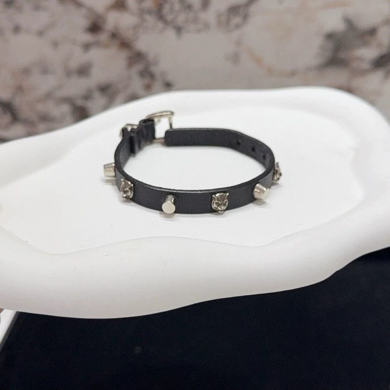 Gucci gucci black leather bracelet-2507 Size ONE SIZE - 5 Thumbnail