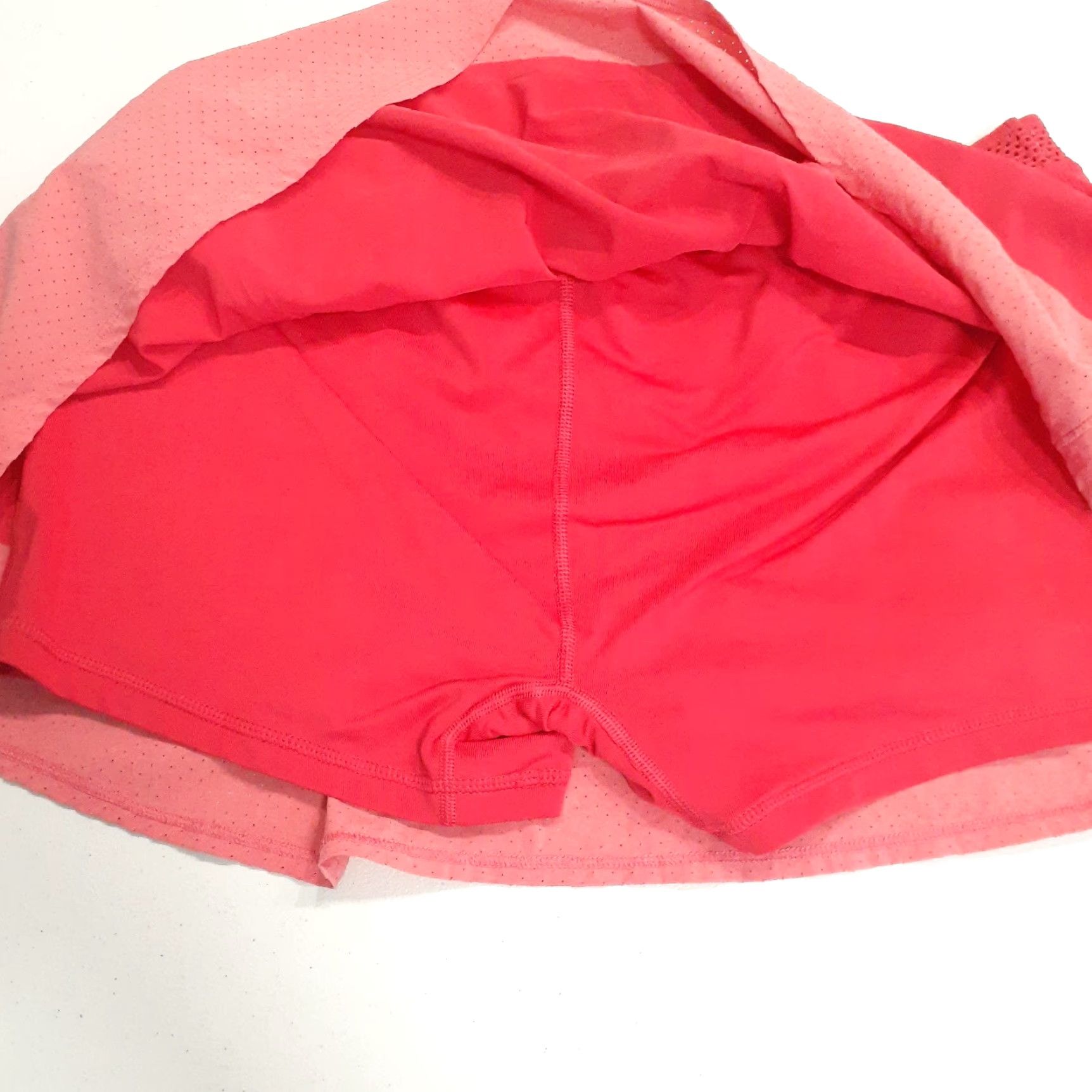 Nike Nike Dri Fit Skirt Skort Golf Tennis Pickleball Fits Large Pink Coral Waist 33" Skort Women L Short Athletic Activewear 90s? Size 36" / US 14 / IT 50 - 3 Thumbnail