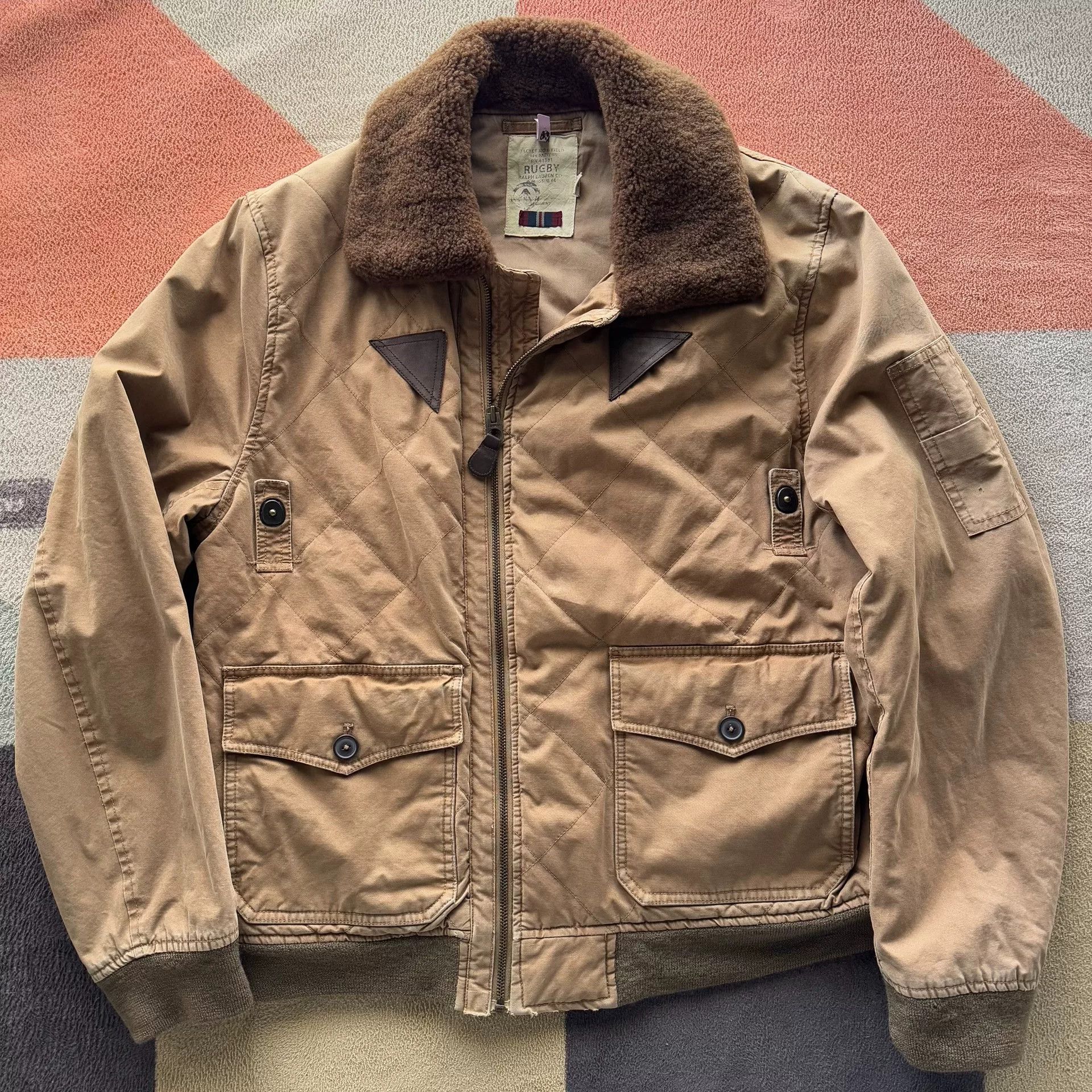 Rugby Ralph Lauren Ralph Lauren Rugby B15 B10 Flight Jacket Size US L / EU 52-54 / 3 - 1 Thumbnail