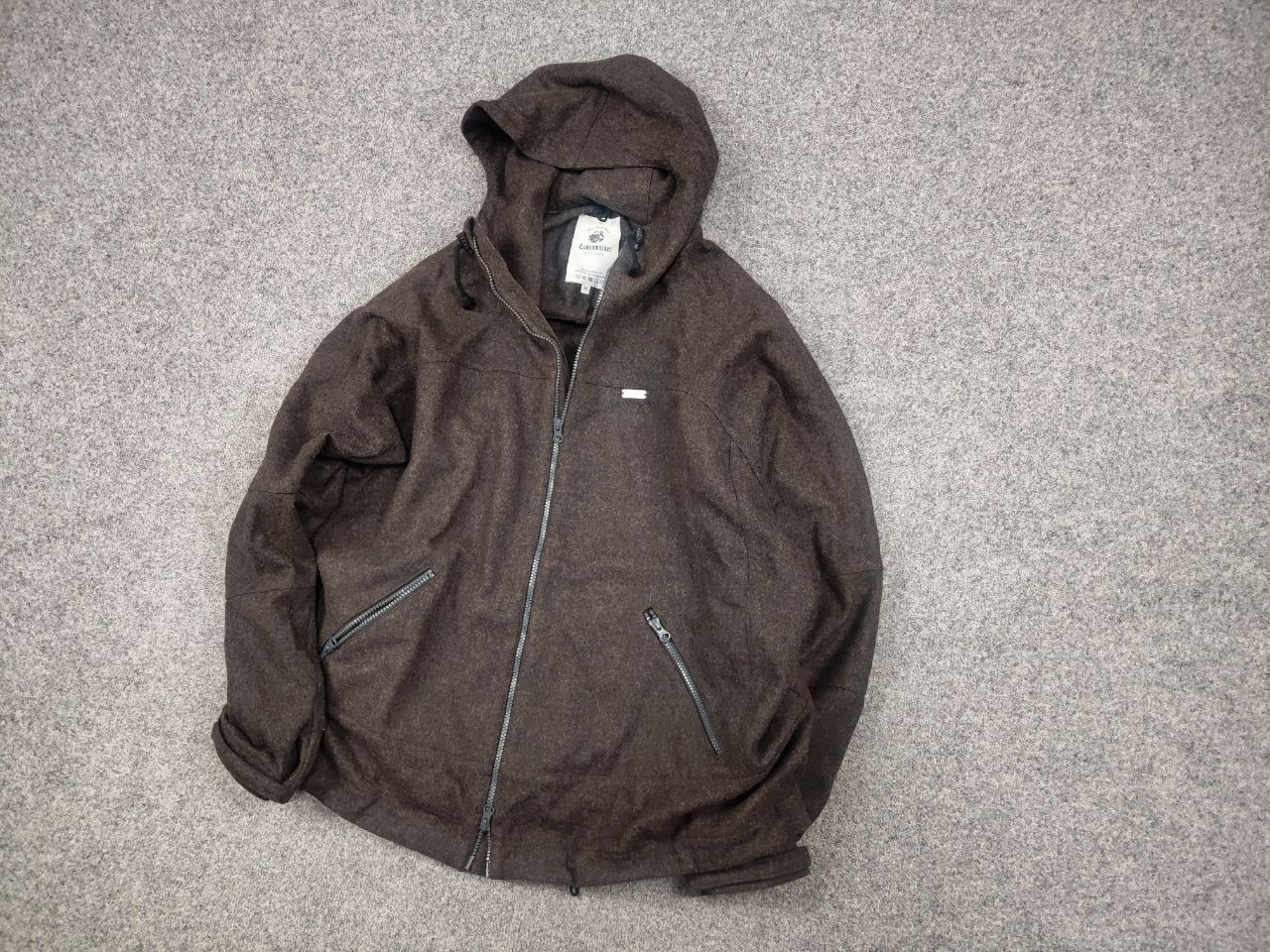 Vintage Loden by lodenwalker Austria Design schurwolle Hooded jacket Size US XXL / EU 58 / 5 - 3 Thumbnail