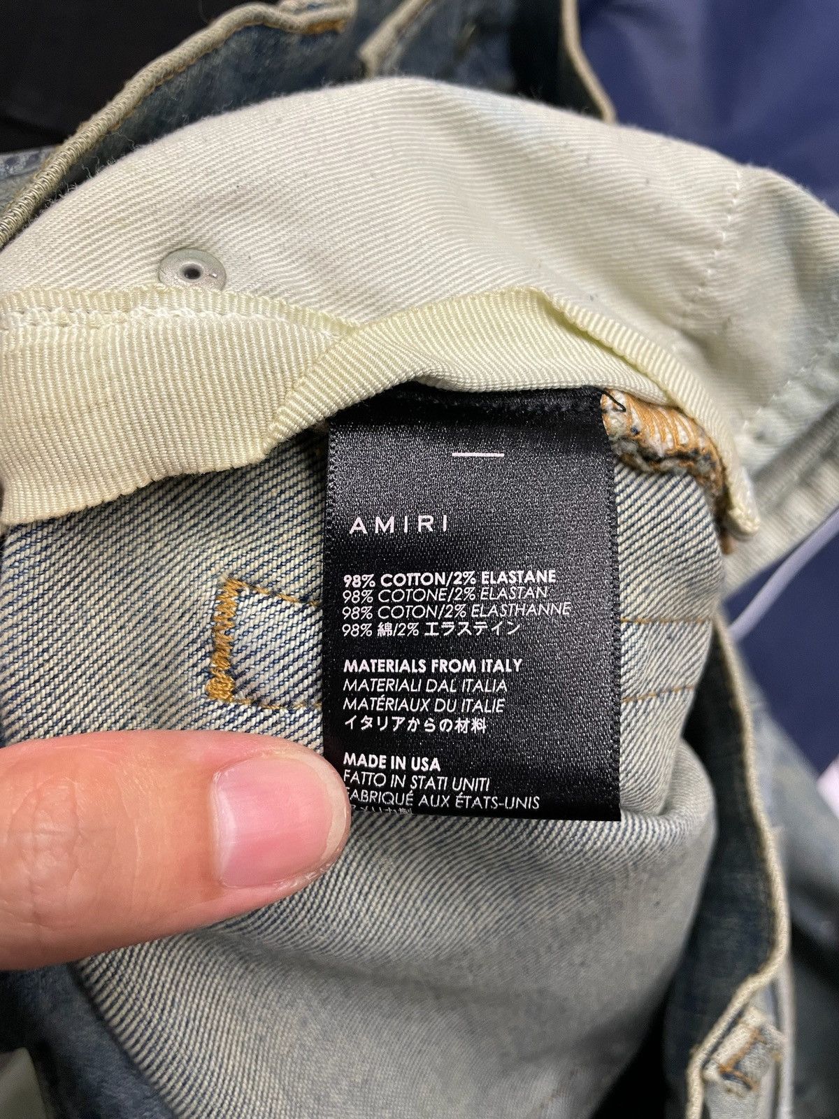 Amiri Amiri Diamonds Destroyed Jeans Size US 30 / EU 46 - 9 Thumbnail