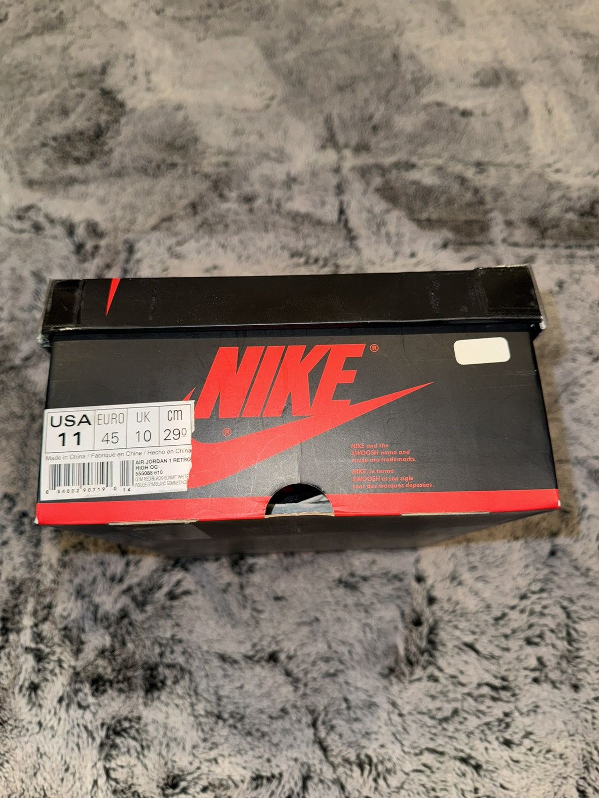 Jordan Brand Jordan 1 Retro High Bred Toe Size US 11 / EU 44 - 10 Thumbnail