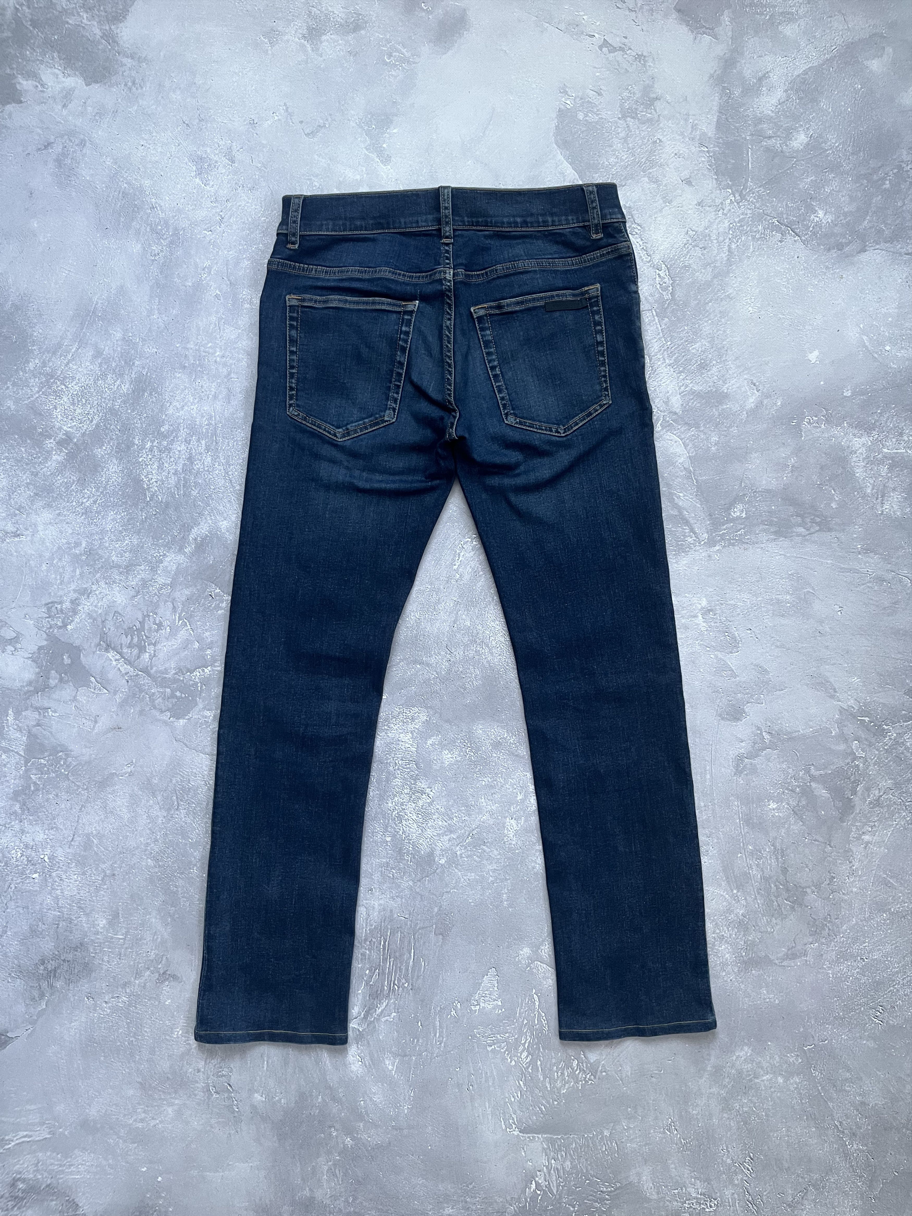 Prada Prada Denim Jeans Women Blue Black Tab Size 29 Size 29" - 2 Thumbnail