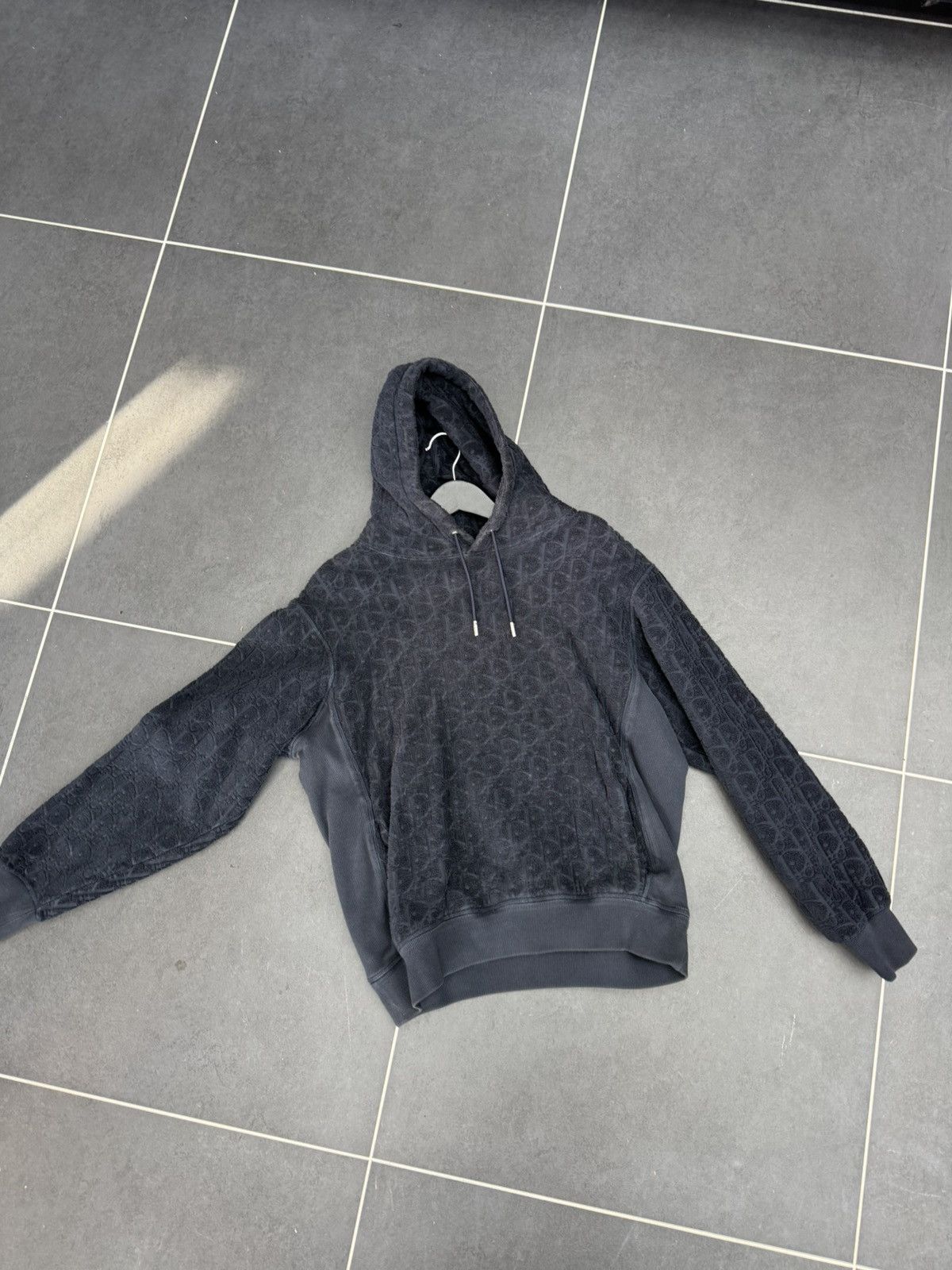 Dior Dior oblique towel hoodie Size US M / EU 48-50 / 2 - 1 Thumbnail