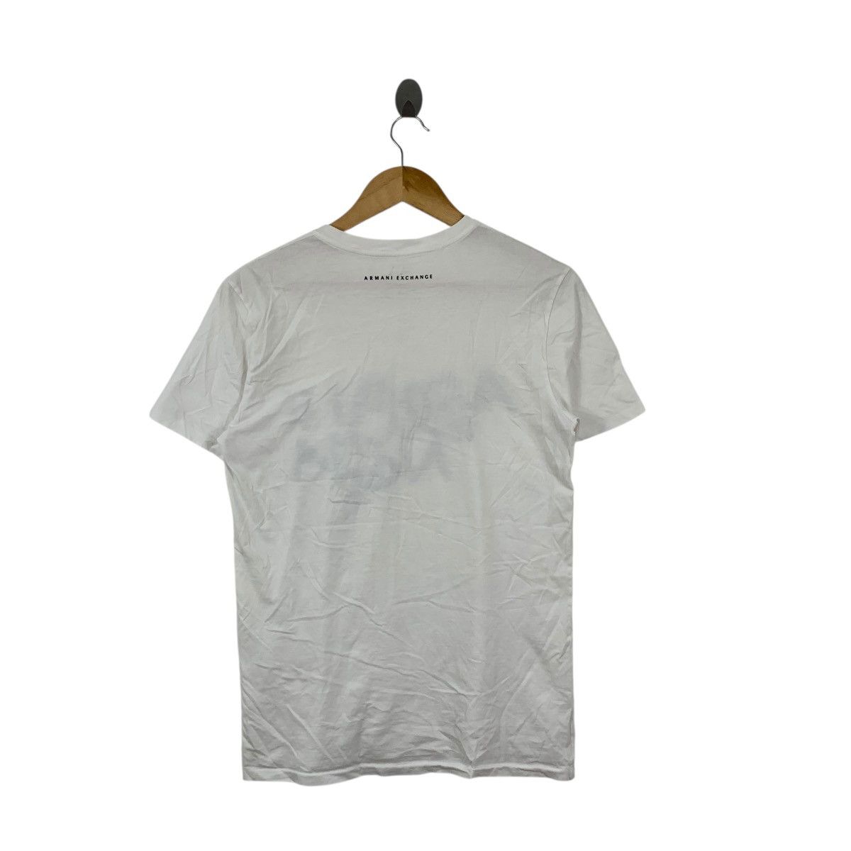 Armani Exchange ARMANI EXCHANGE GIORGIO Distress Logo Design Tee Shirt Top Size S / US 4 / IT 40 - 6 Thumbnail