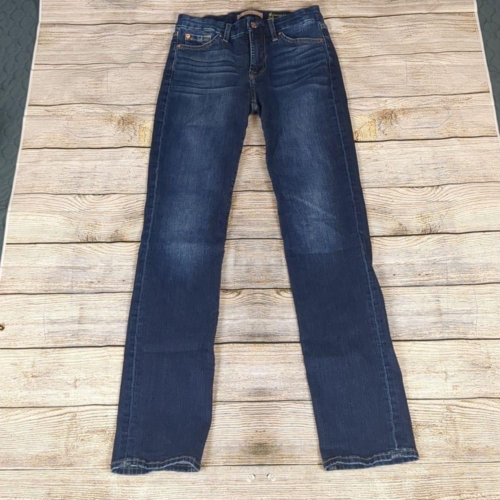 7 For All Mankind 7 for all mankind Kimmie straight leg jeans size 27 Size 27" / US 4 / IT 40 - 1 Thumbnail