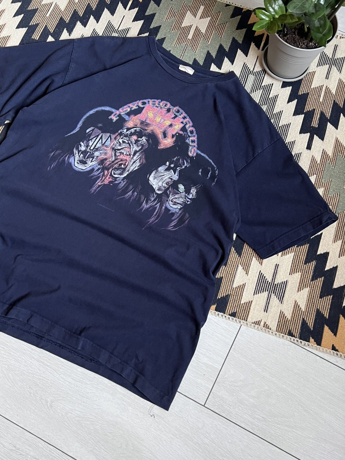 Vintage Vintage 1988 KISS Concert Psycho Circus Tour T-shirt Size US XL / EU 56 / 4 - 4 Thumbnail