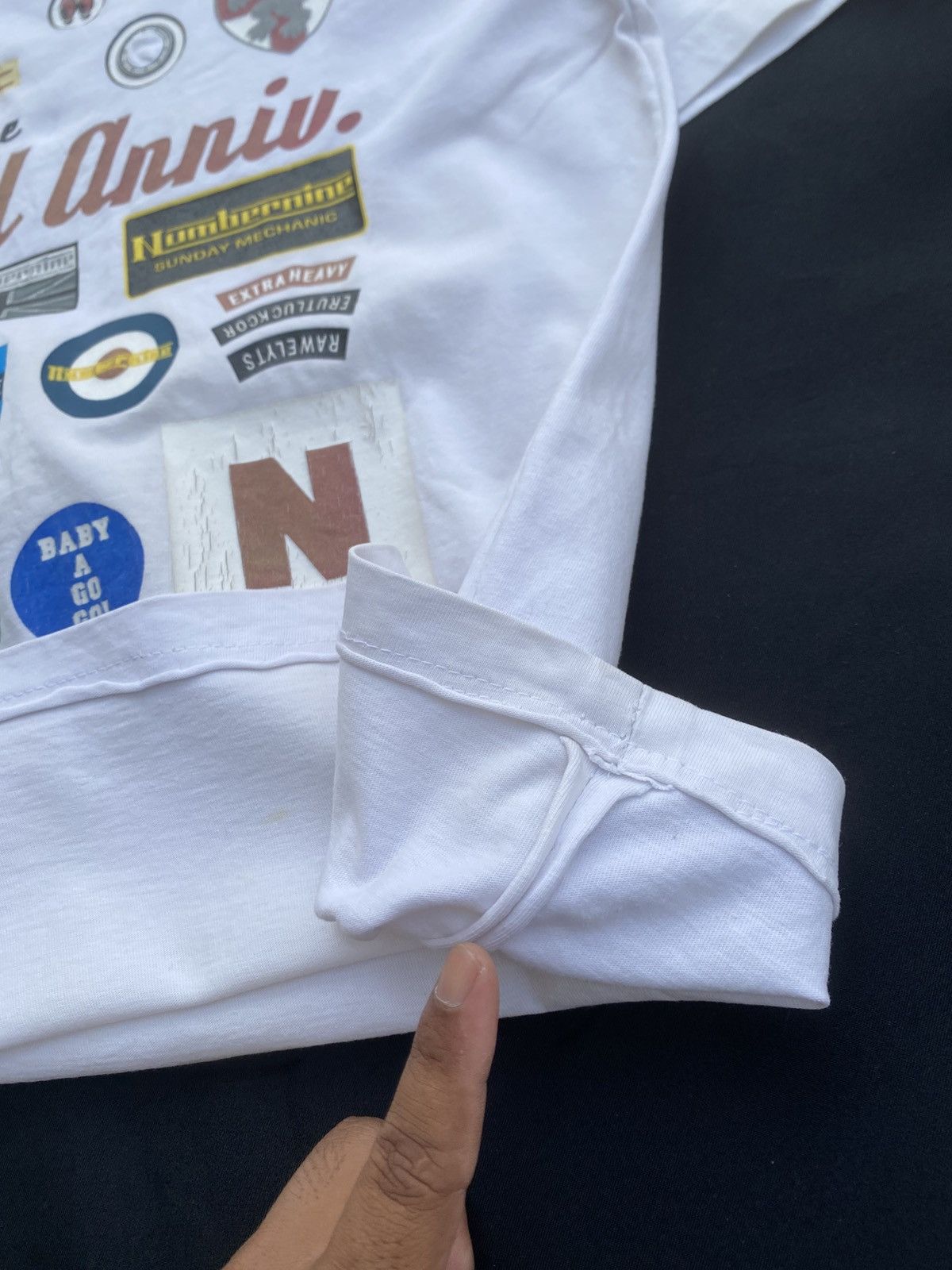 Number (N)ine Rare Vintage Number Nine Third Anniversary Tshirt Size US S / EU 44-46 / 1 - 18 Thumbnail