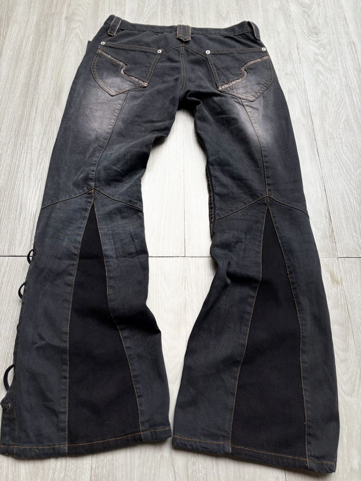 semanticdesign SEMANTIC DESIGN lace-up jeans Size US 29 - 6 Thumbnail